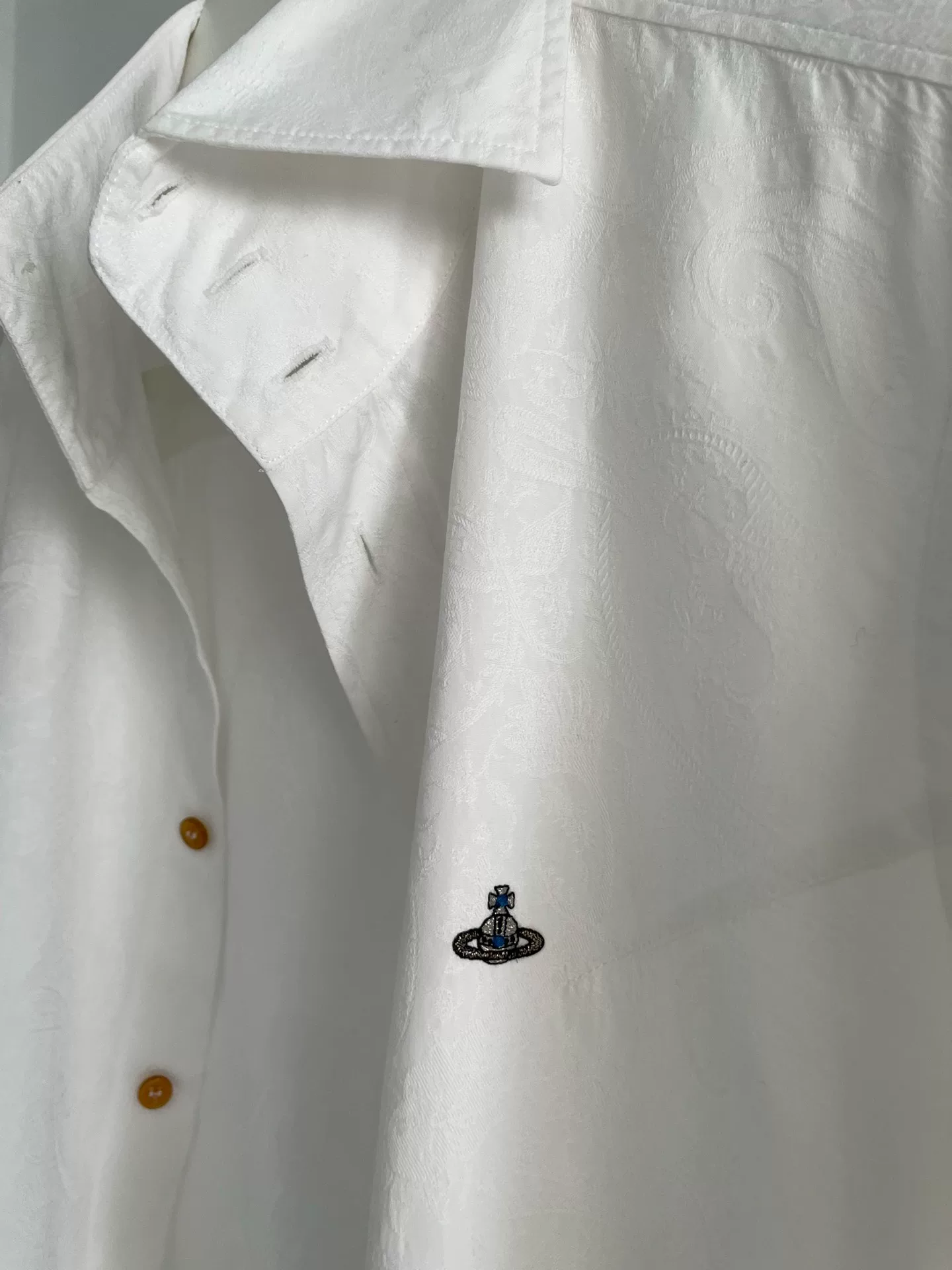 ViVienne Westwood 3-Button Jacquard Shirt — detail