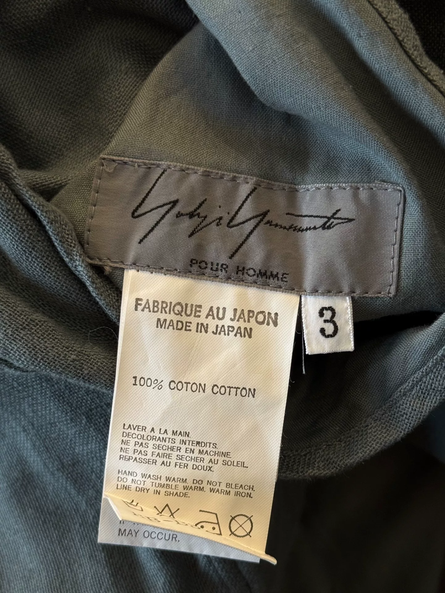 Yohji Yamamoto 00ss Shirt Jacket — back