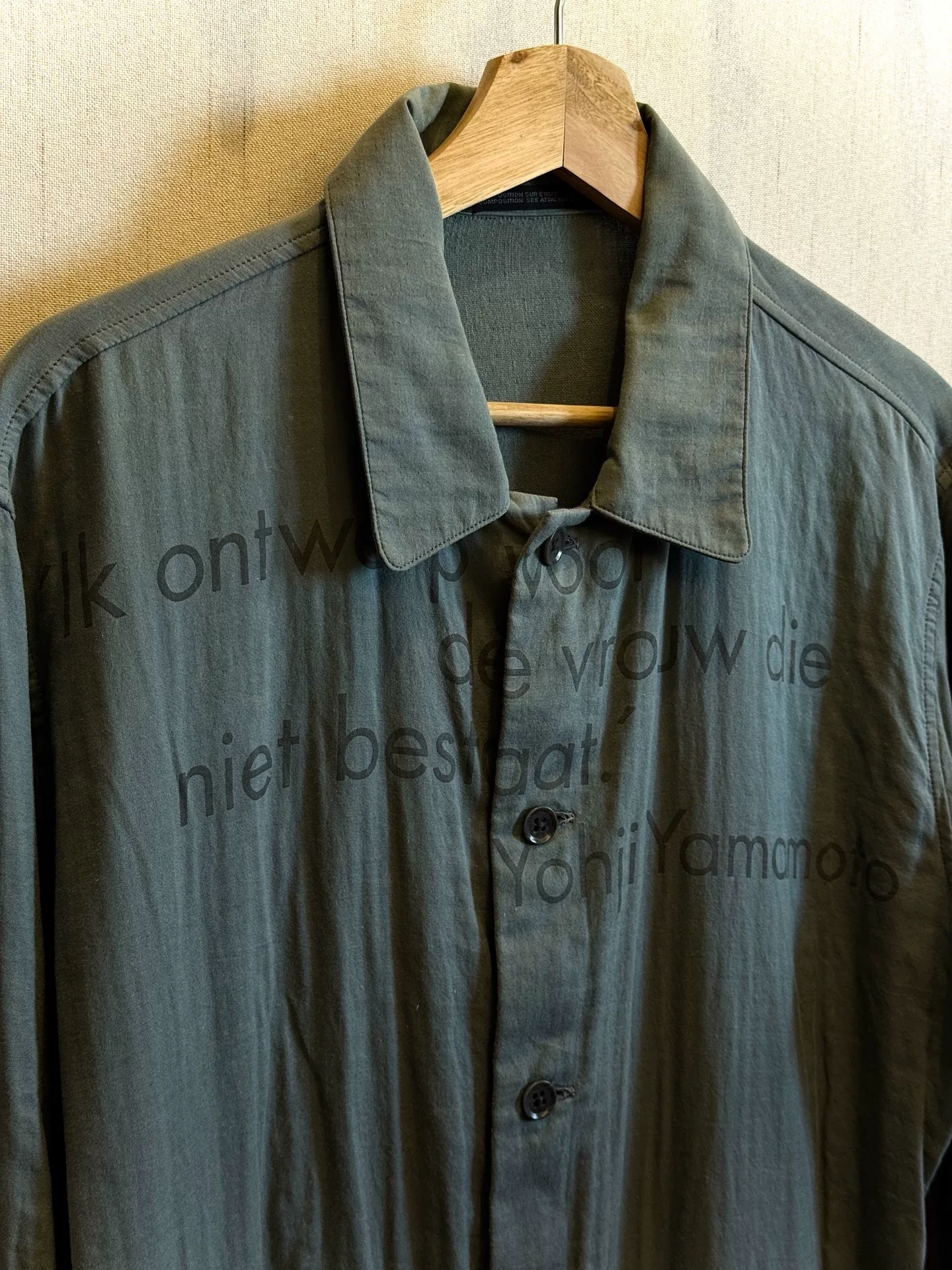 Yohji Yamamoto 00ss Shirt Jacket — detail
