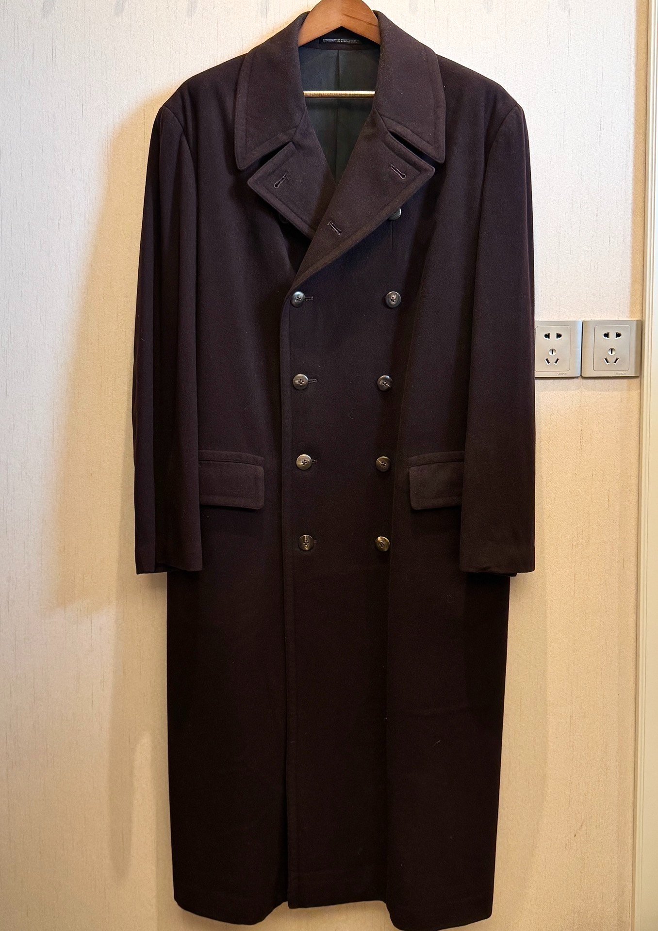 Yohji Yamamoto 92AW Burgundy Coat