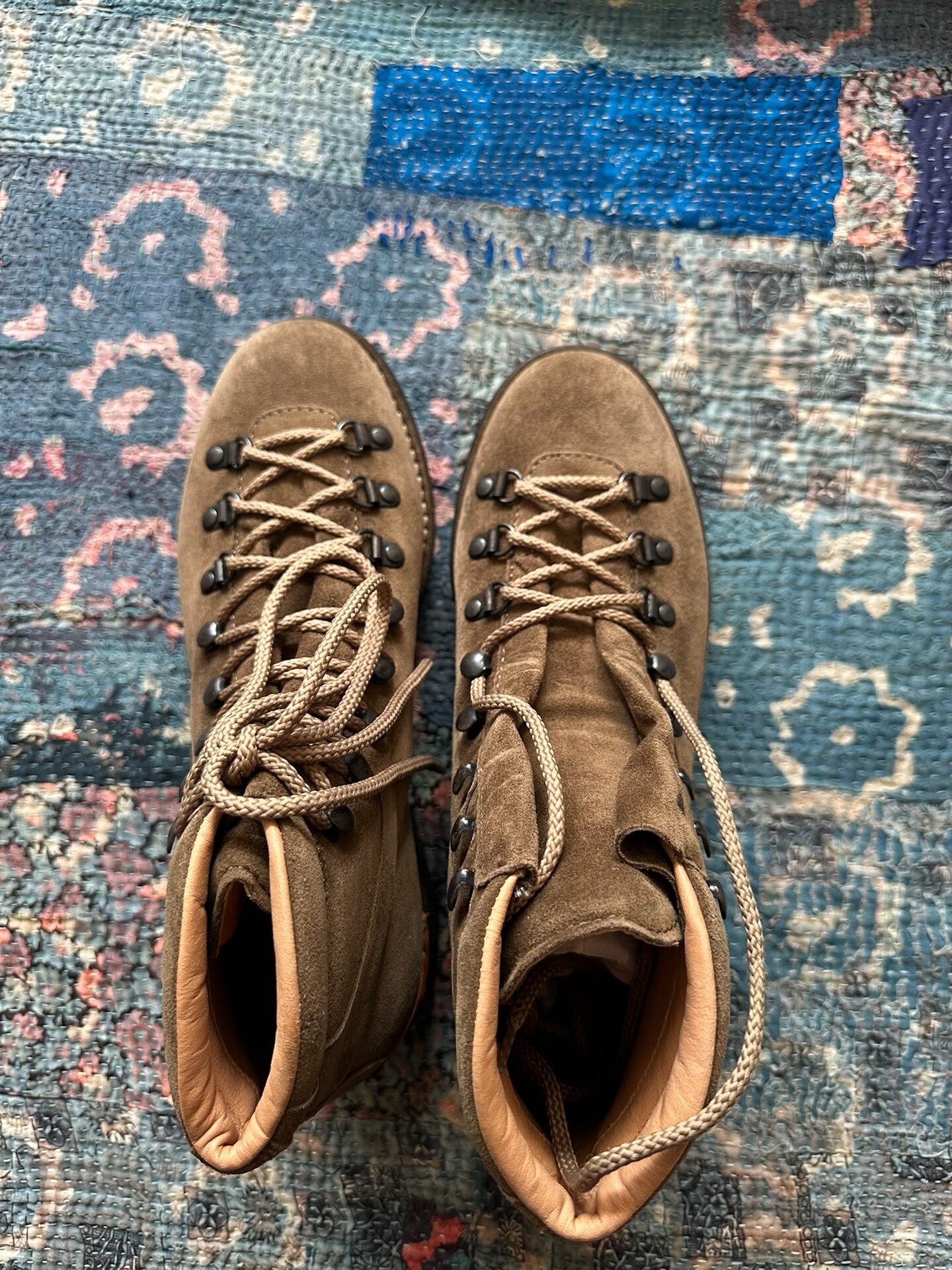 Ralph Lauren Brown Low-Top Hiking Boots