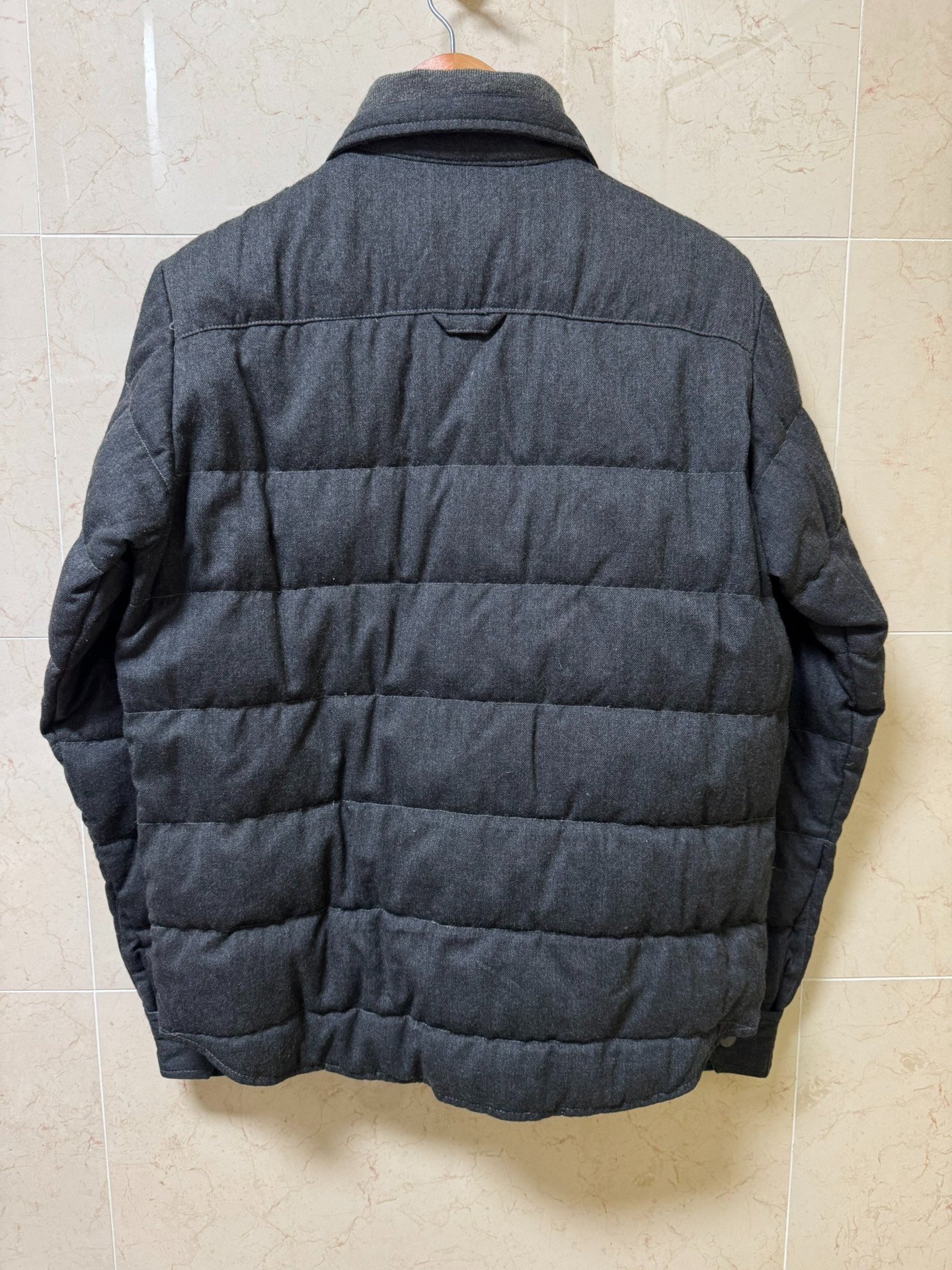 nanamica down shirt cruiser — front