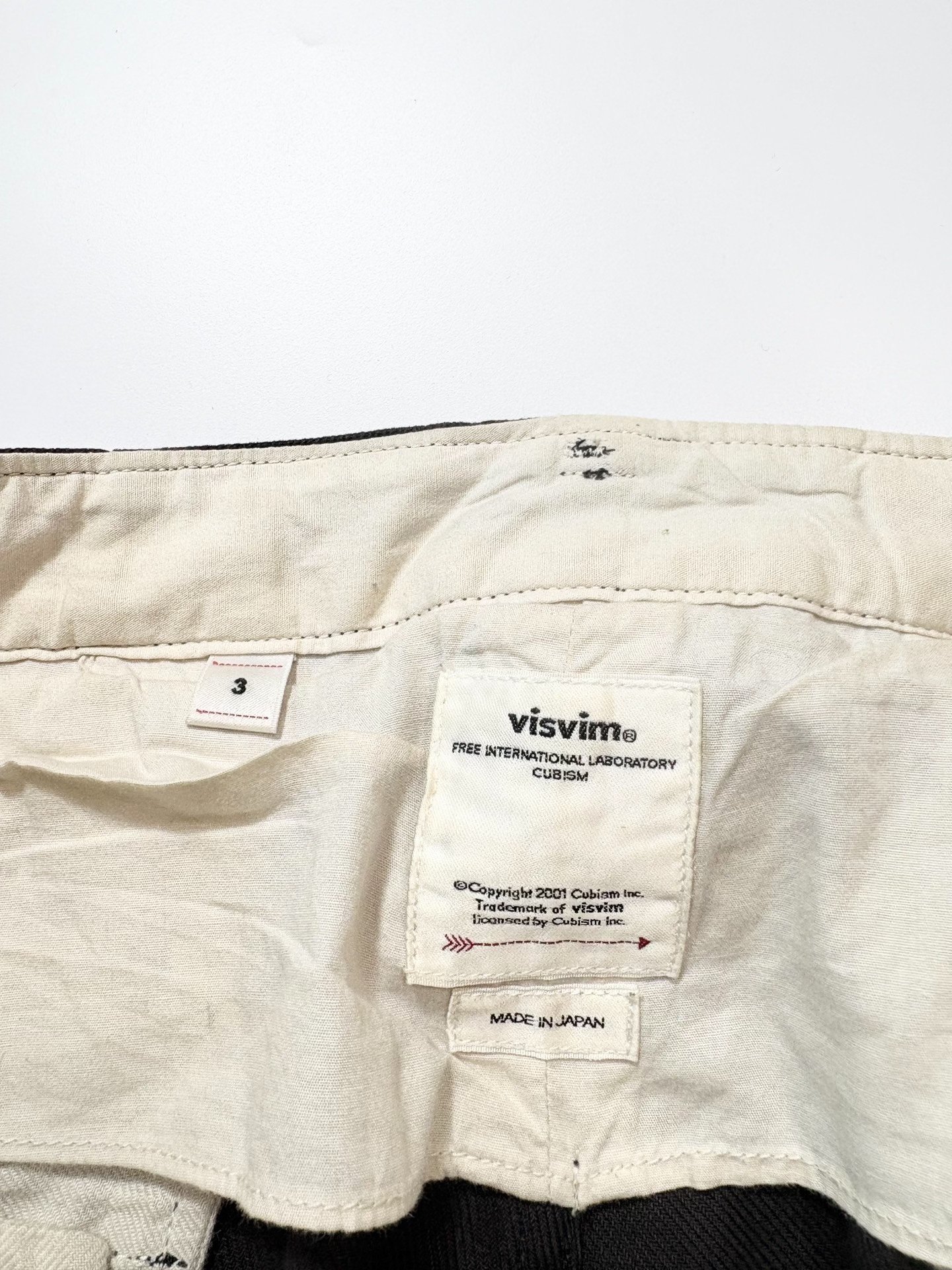 VISVIM Casual Pants — label