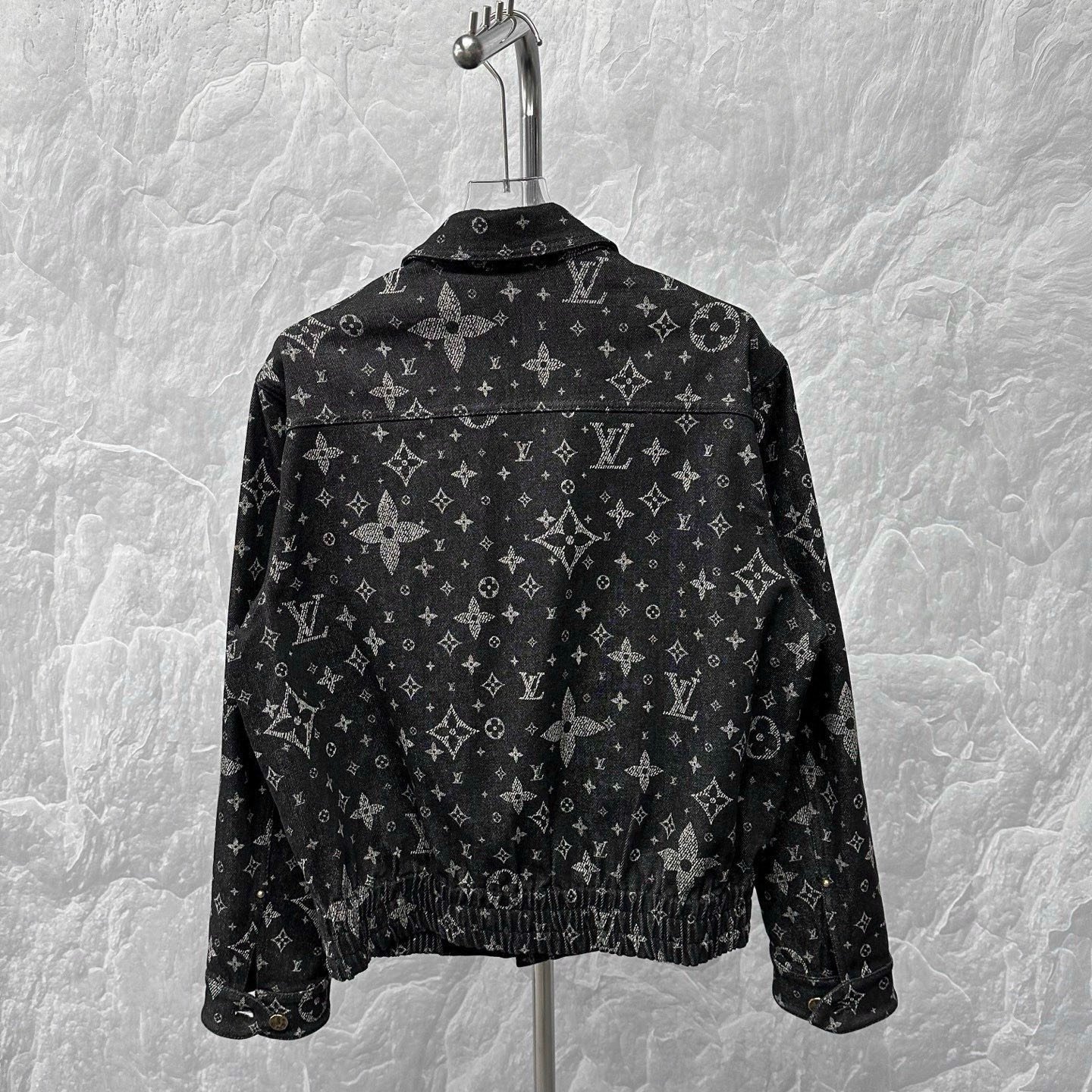 Louis Vuitton SS24 Monogram Denim Jacket — back