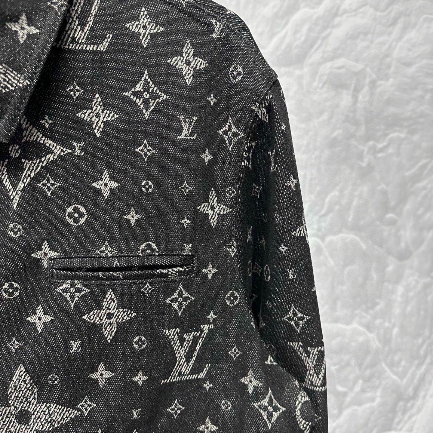 Louis Vuitton SS24 Monogram Denim Jacket — detail