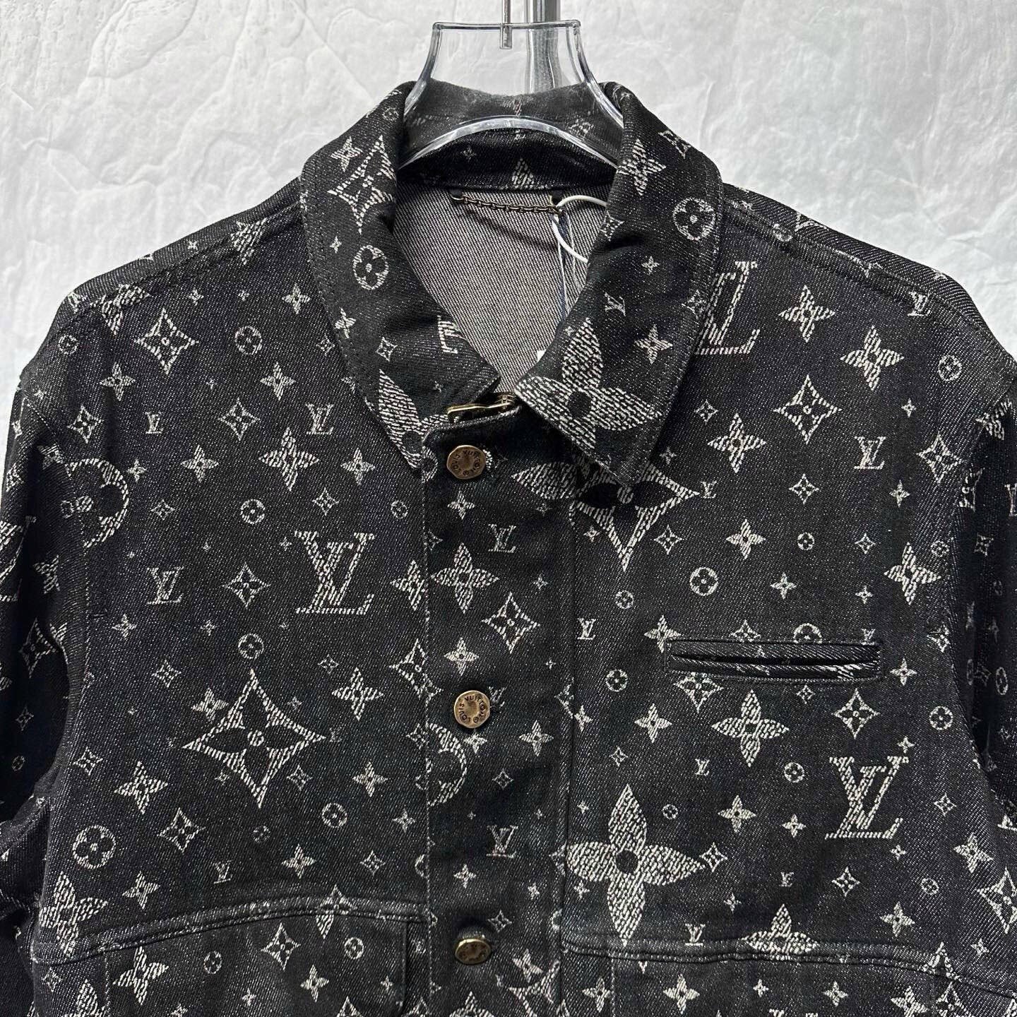 Louis Vuitton SS24 Monogram Denim Jacket — front