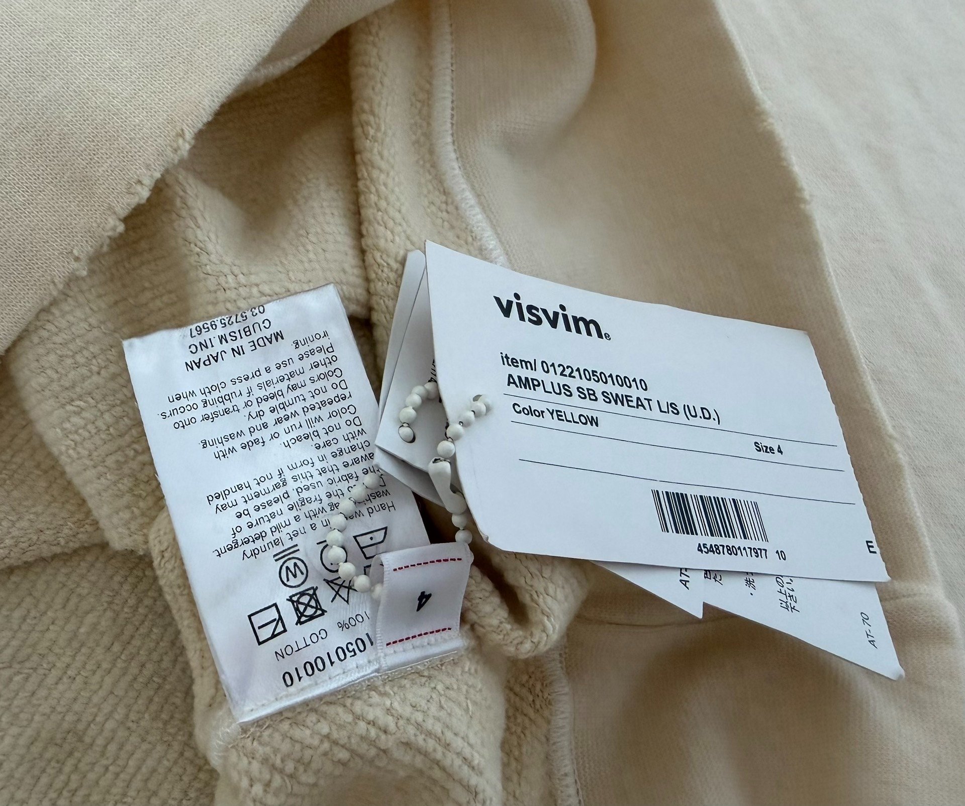 Visvim Amplus SB Sweat L/S (U.D.) — detail