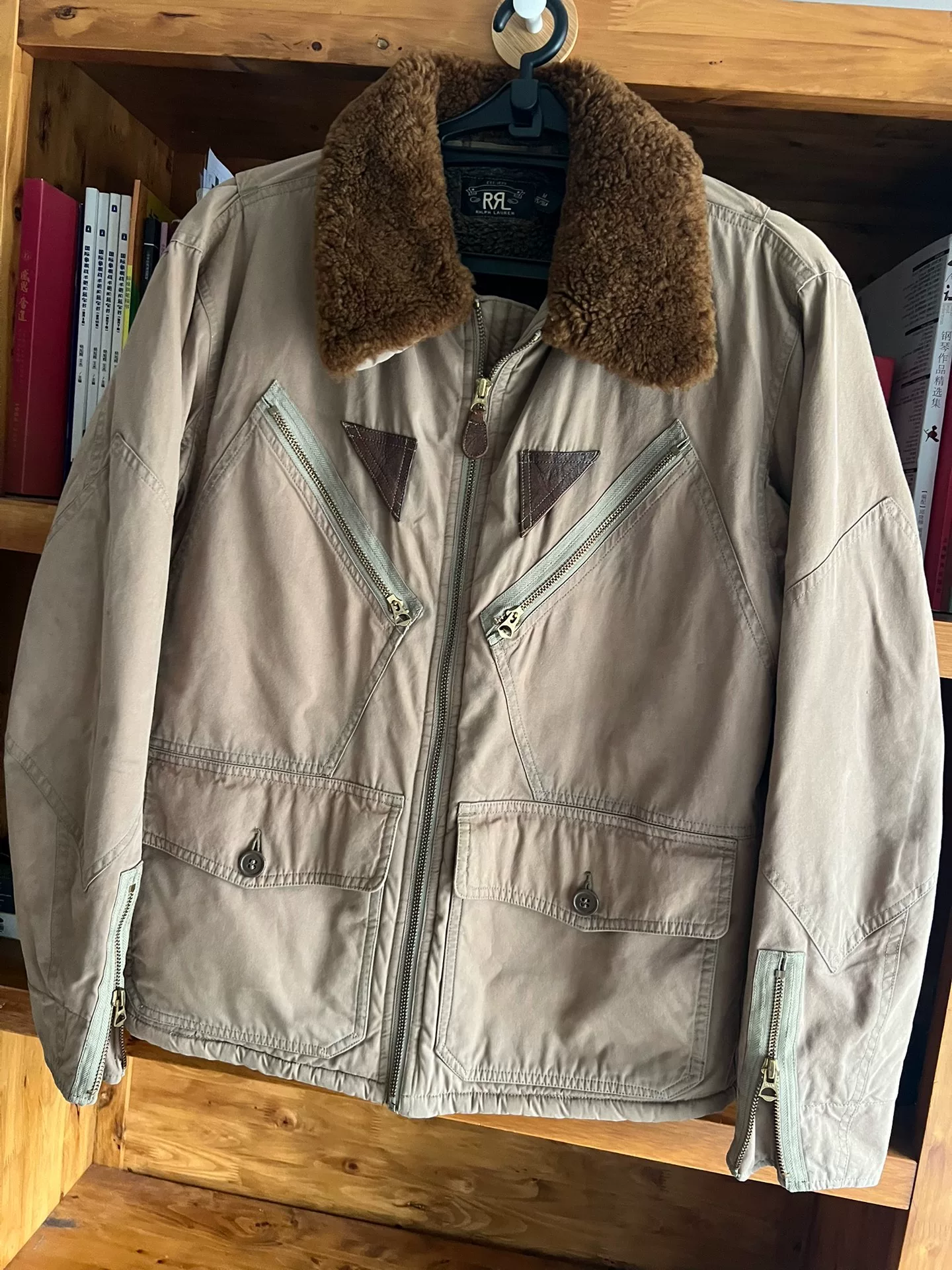 RRL Double RL A-2 Jacket — detail
