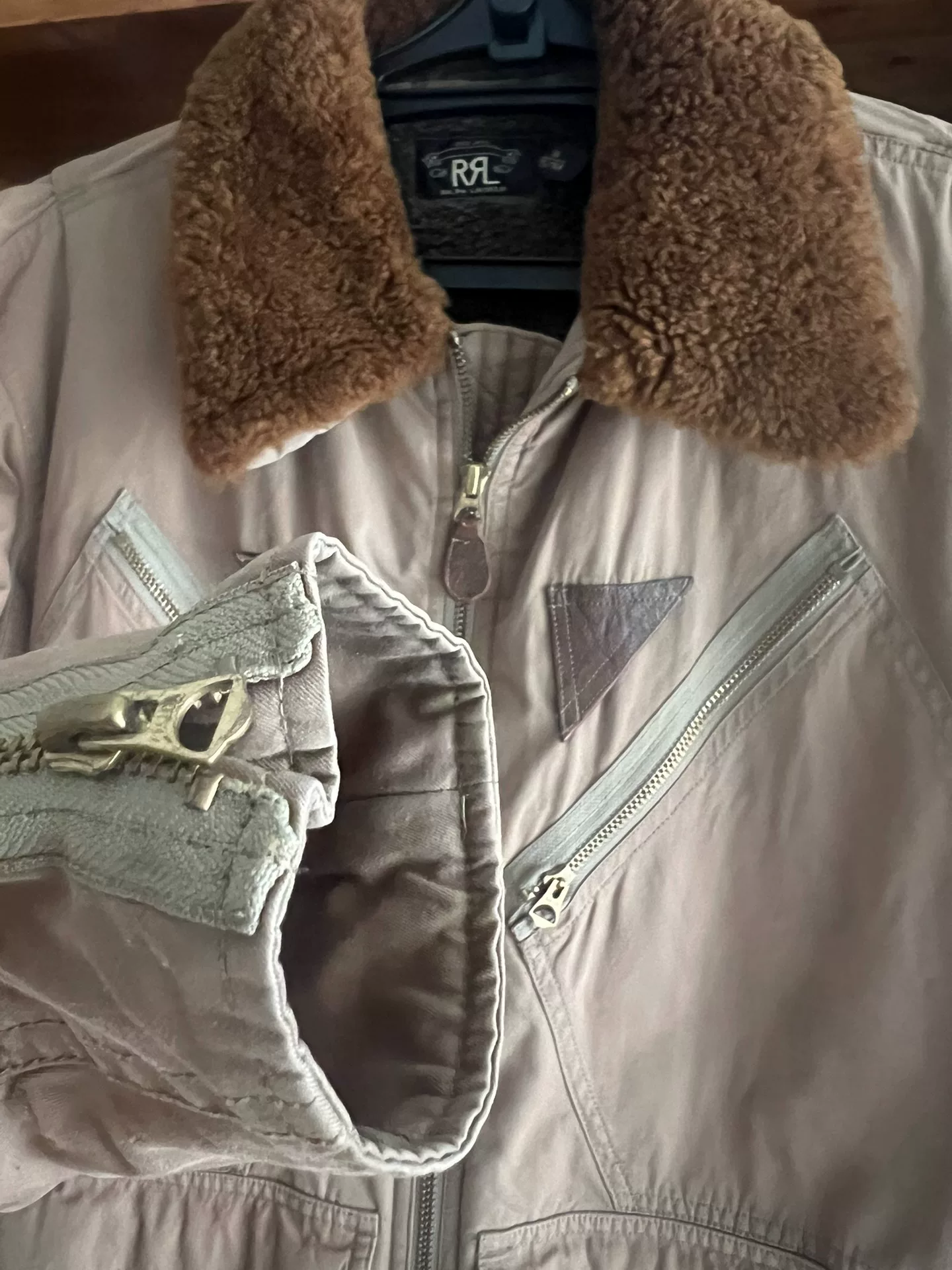 RRL Double RL A-2 Jacket — back