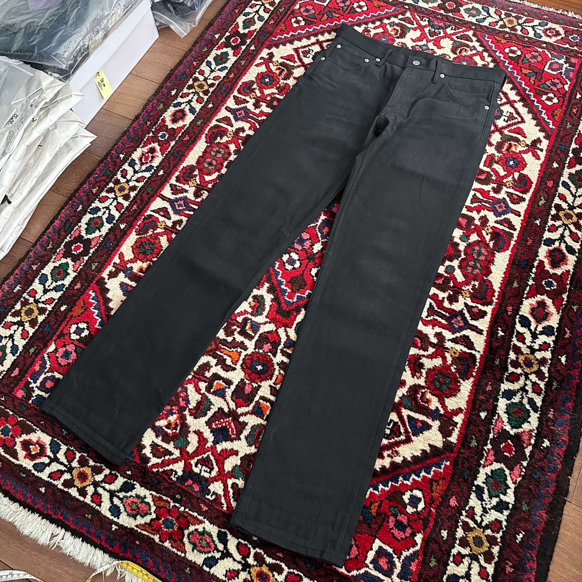 visvim 10AW Black Denim Jeans — detail