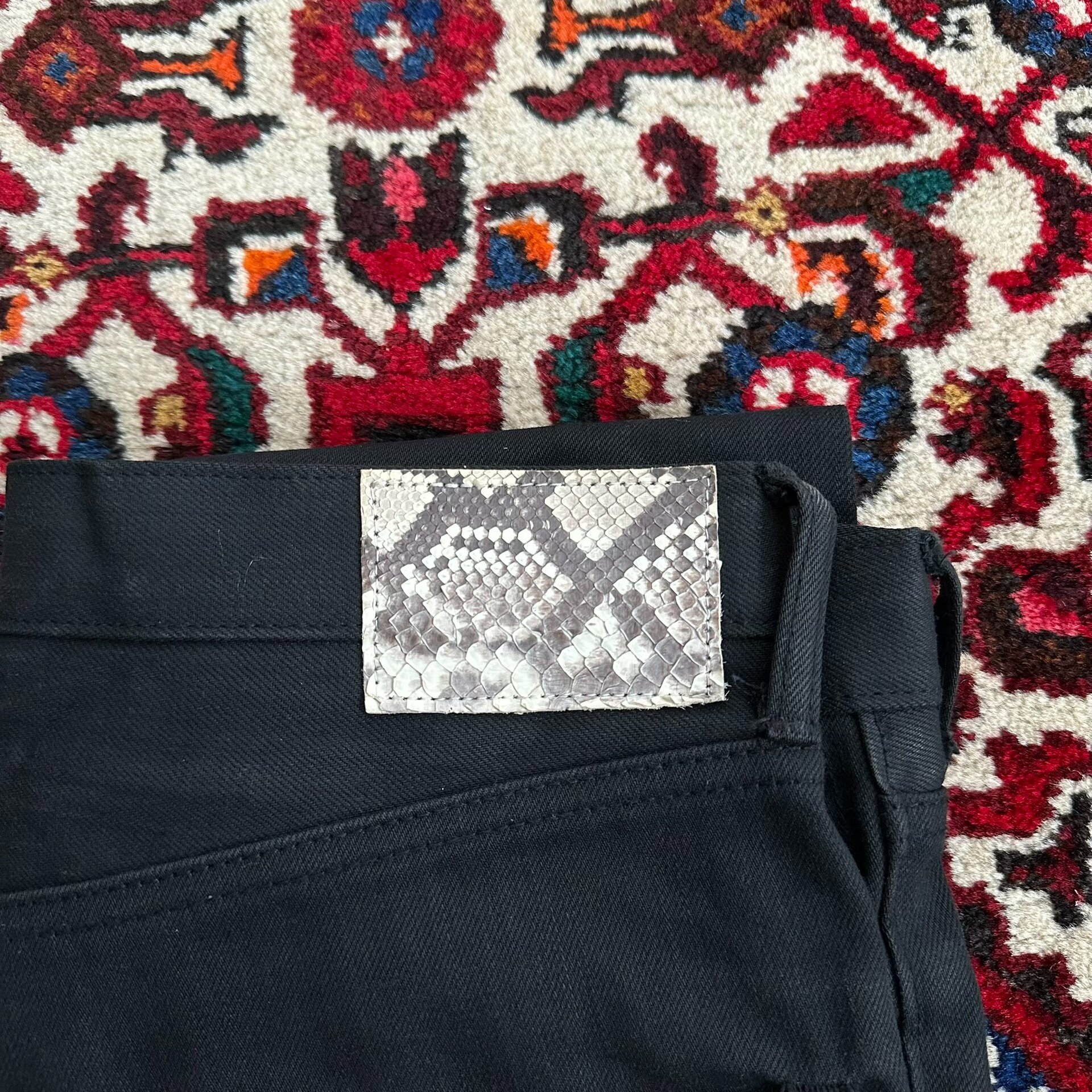 visvim 10AW Black Denim Jeans — back