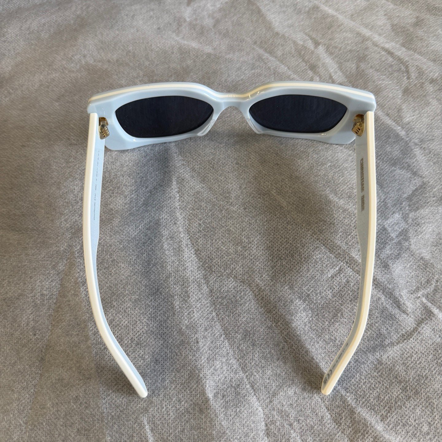 Dior Rectangular Blue Sunglasses — detail