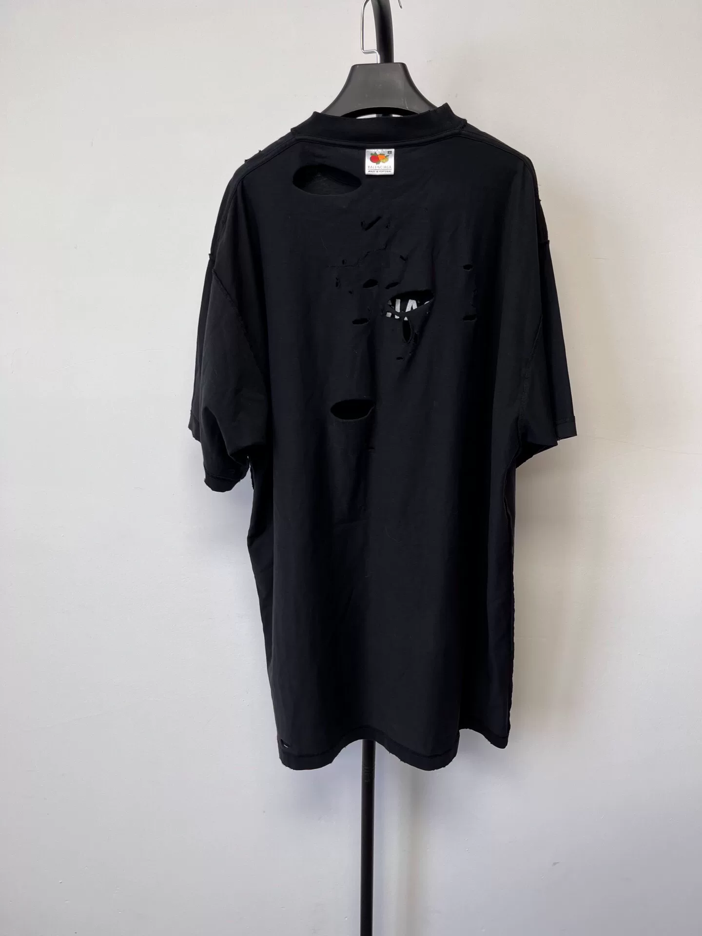 Balenciaga Reversed Logo Short-Sleeve T-Shirt — front