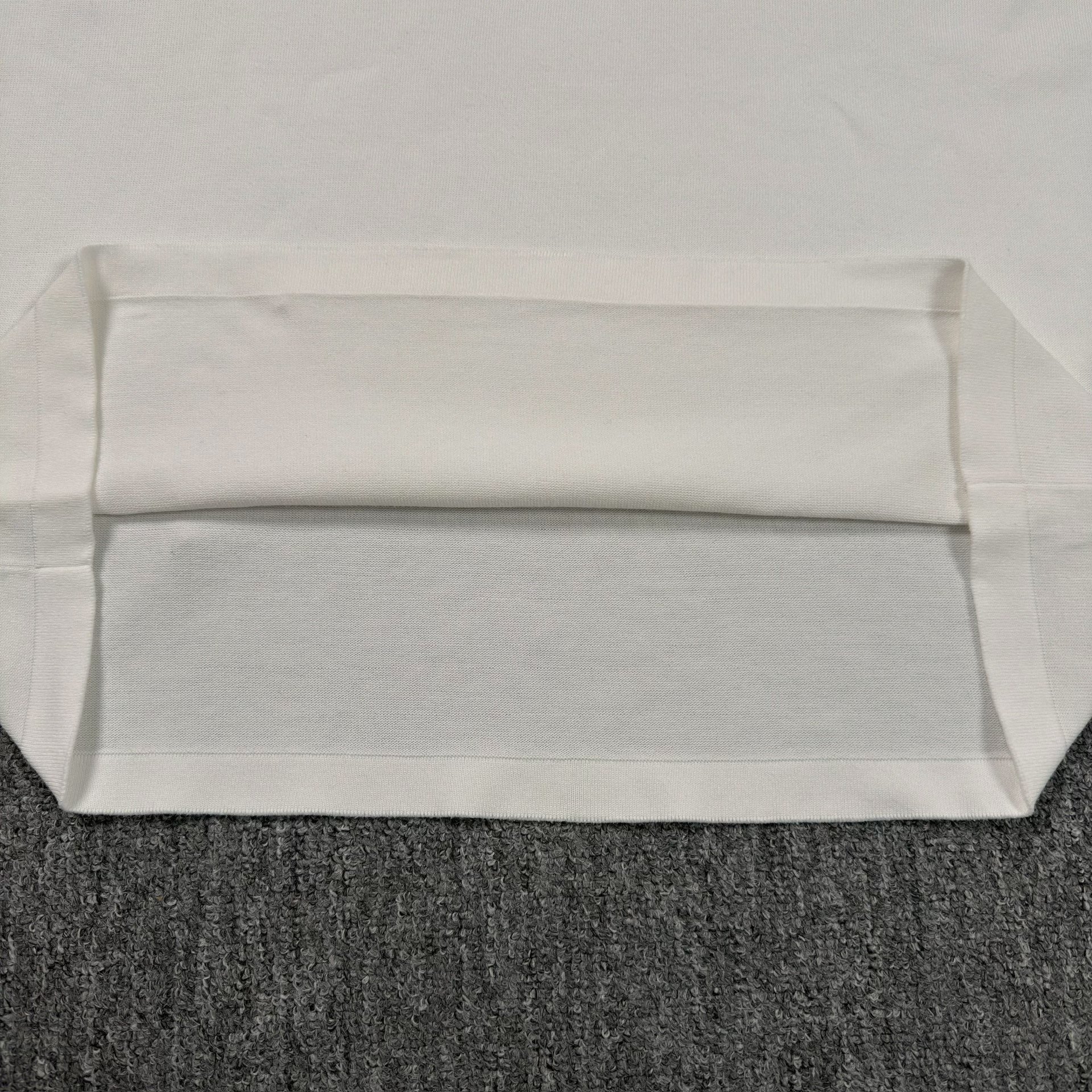 Louis Vuitton White Tiger Knit Short-Sleeve — back