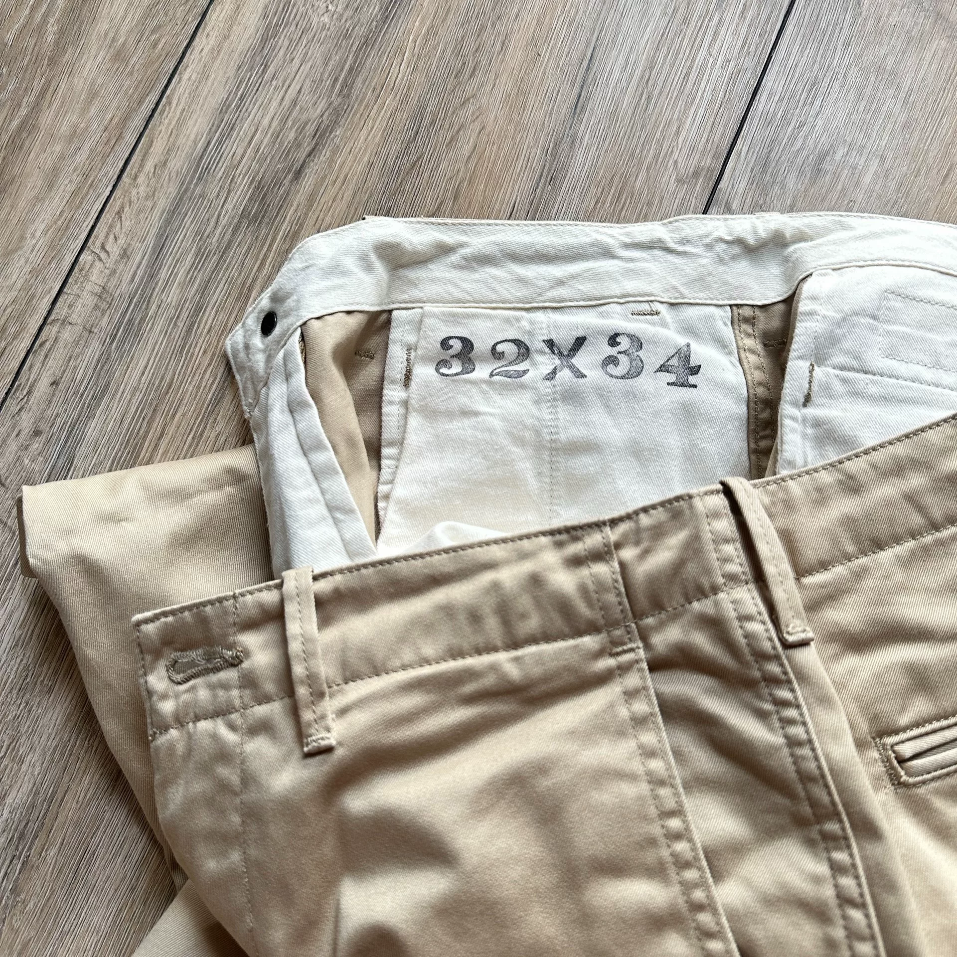 Wesco Japan Cycleman 1940s 41Khaki Trousers — detail