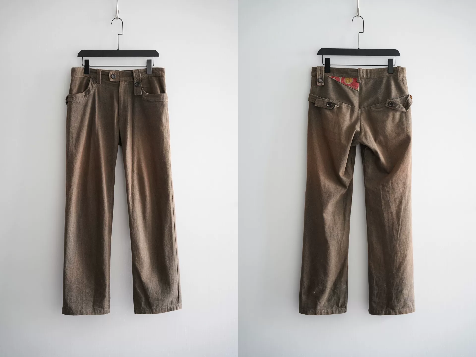 Yohji Yamamoto 07AW Manga Print Pants — detail