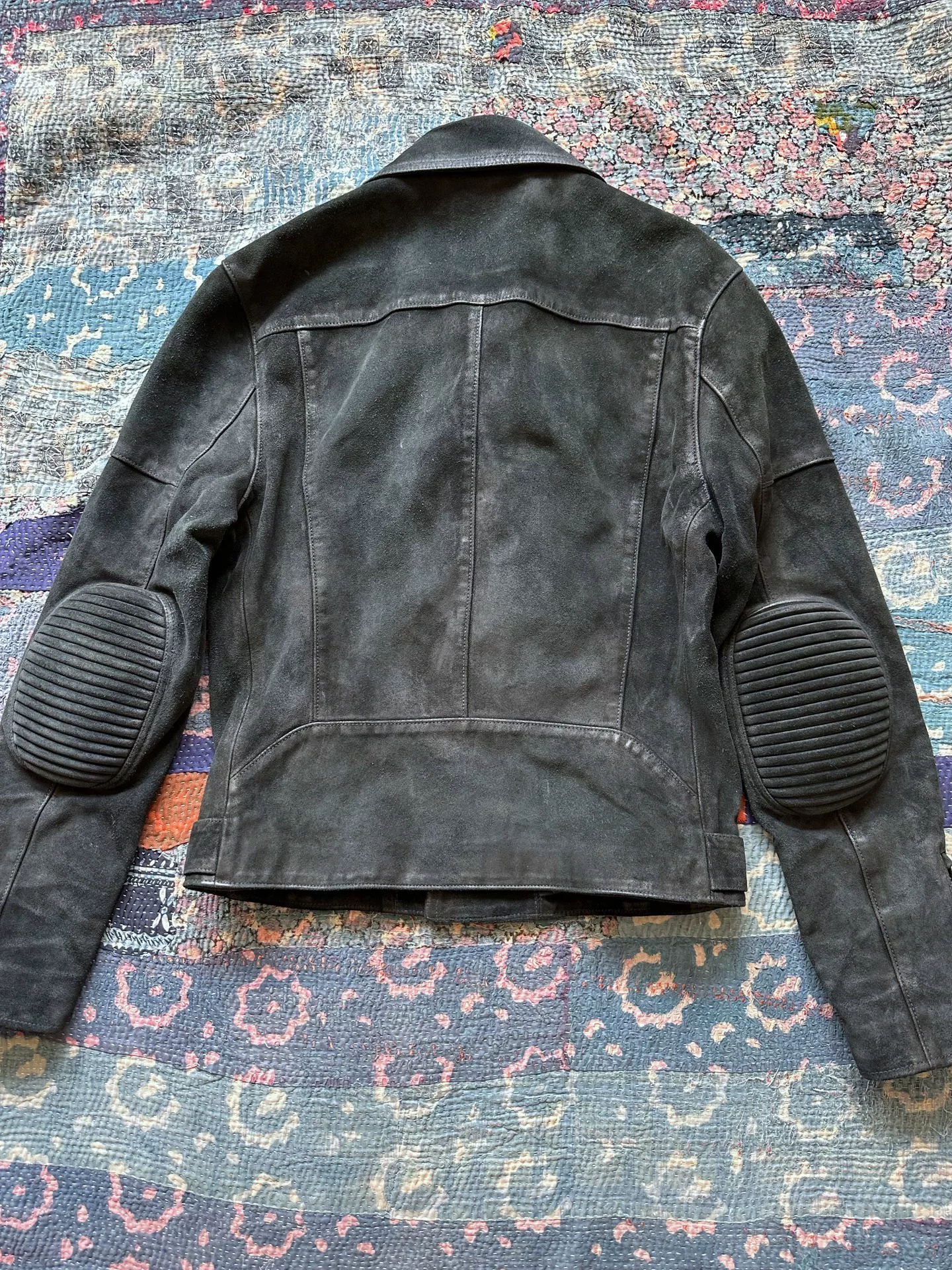 Ralph Lauren RRL Distressed Leather Moto Jacket — front