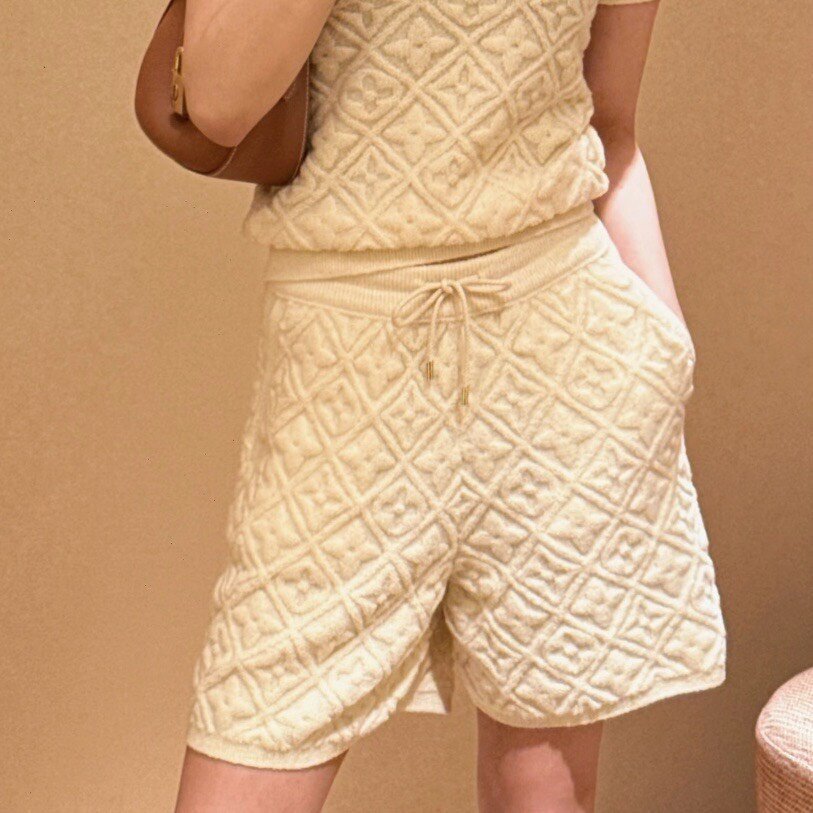 Louis Vuitton Embossed Knit Shorts FW24