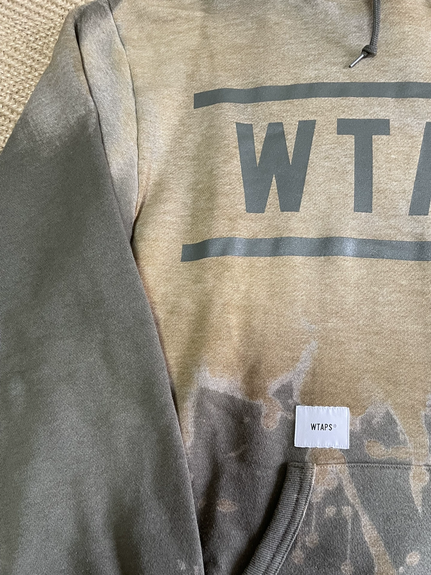 WTAPS Copo Hooded Team Sweatshirt — label