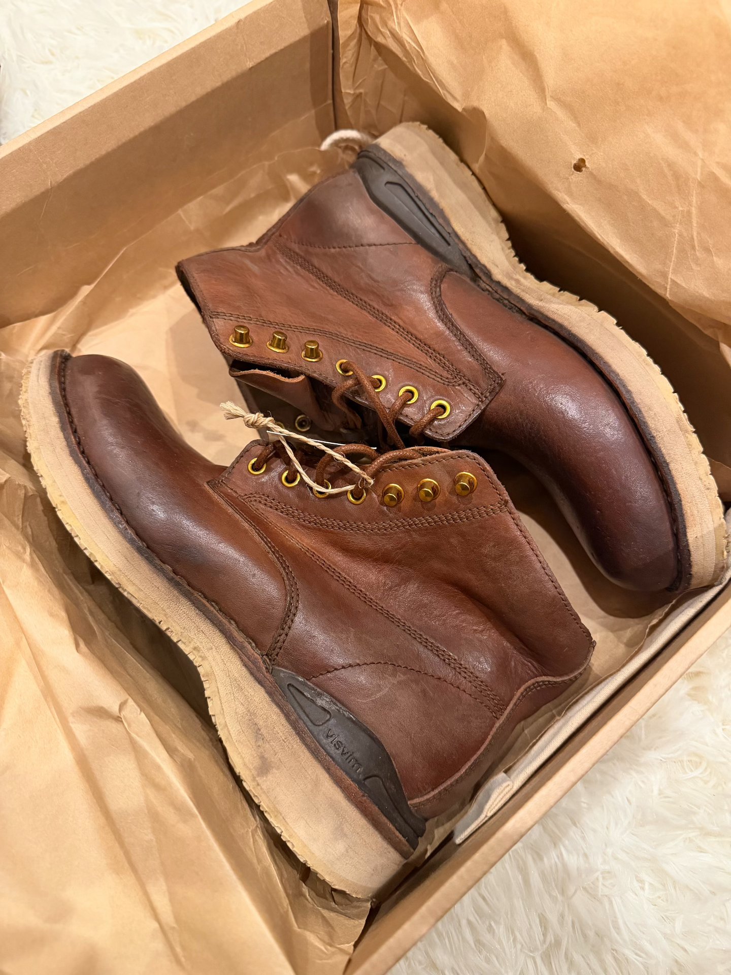 VISVIM VIRGIL BOOTS — front