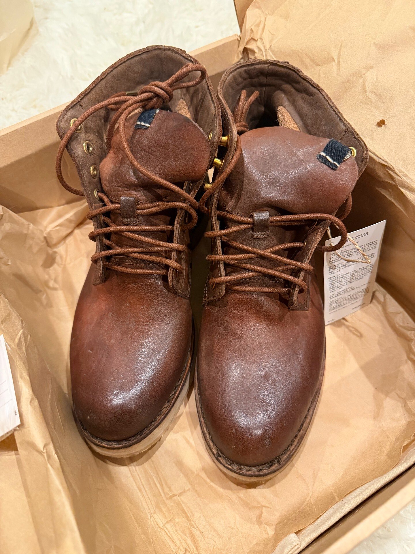VISVIM VIRGIL BOOTS — detail