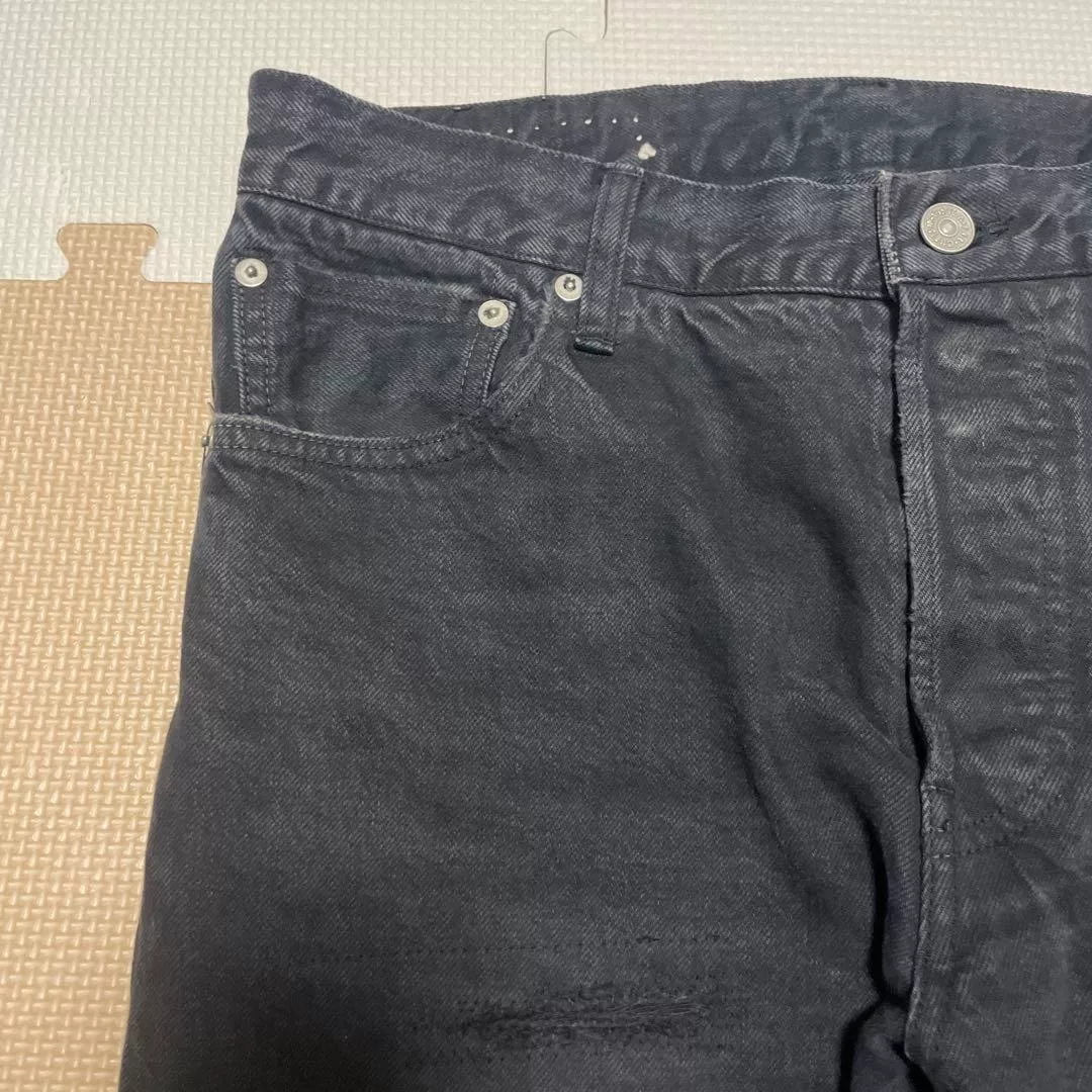 visvim SOCIAL SCULPTURE 10 Black Jeans — front