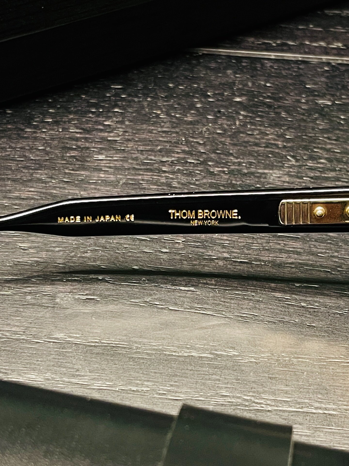 Thom Browne TB-504 Aviator Sunglasses — detail
