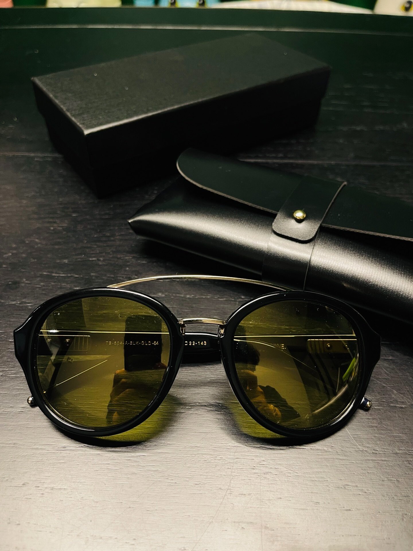 Thom Browne TB-504 Aviator Sunglasses