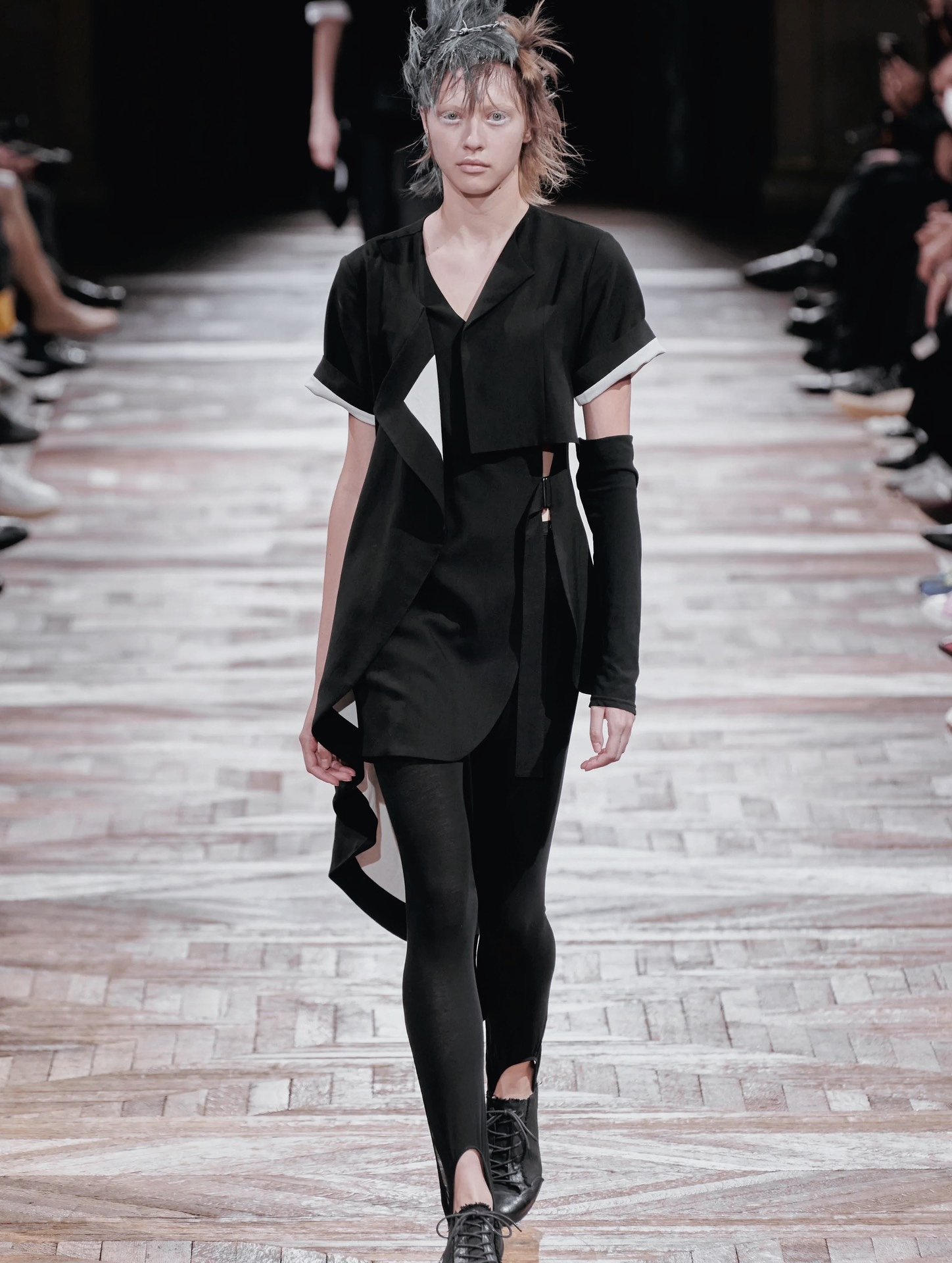 Yohji Yamamoto 22ss Ink Wash Coat — label