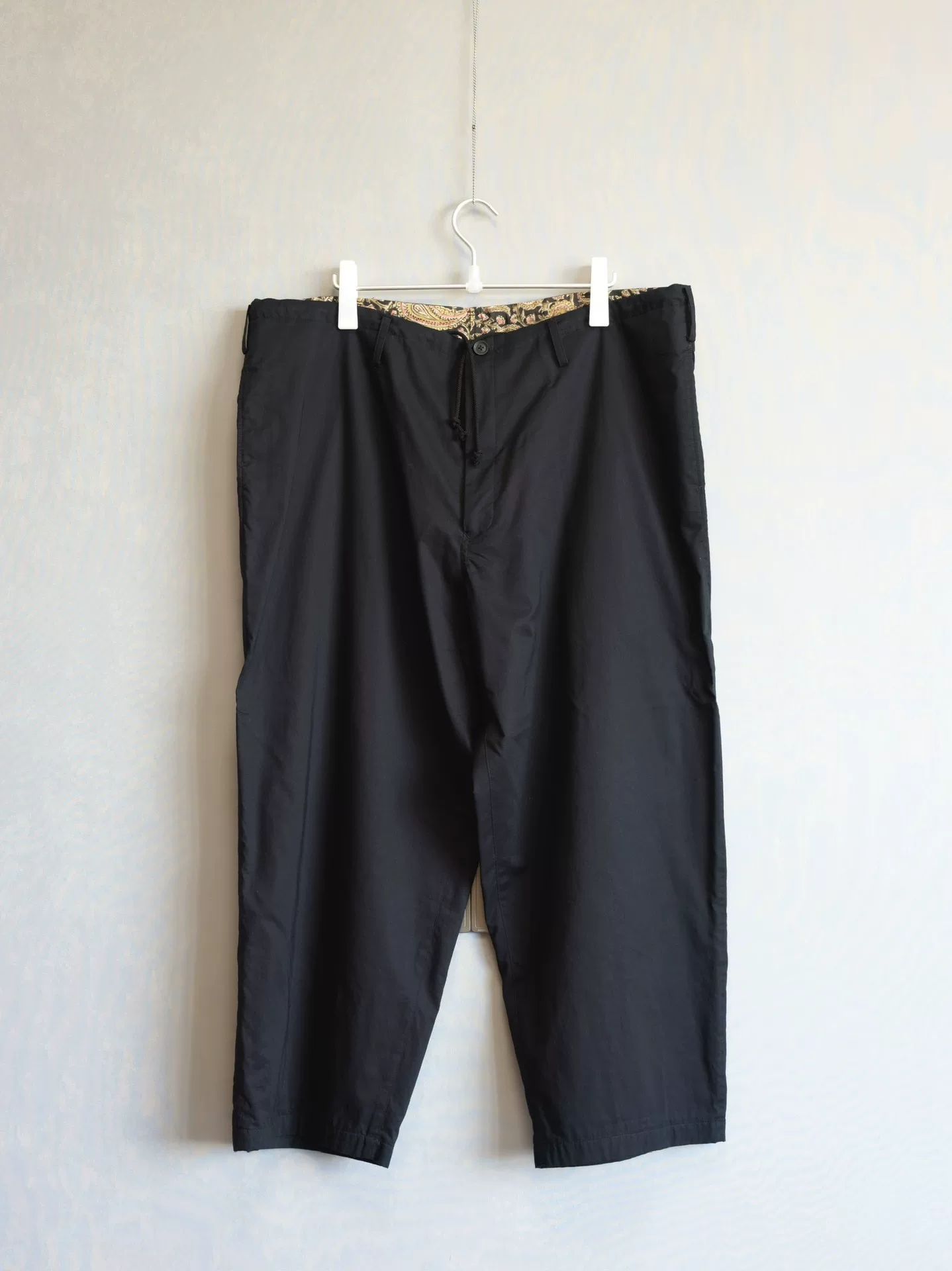 Yohji Yamamoto 23SS Paisley Straight Pants