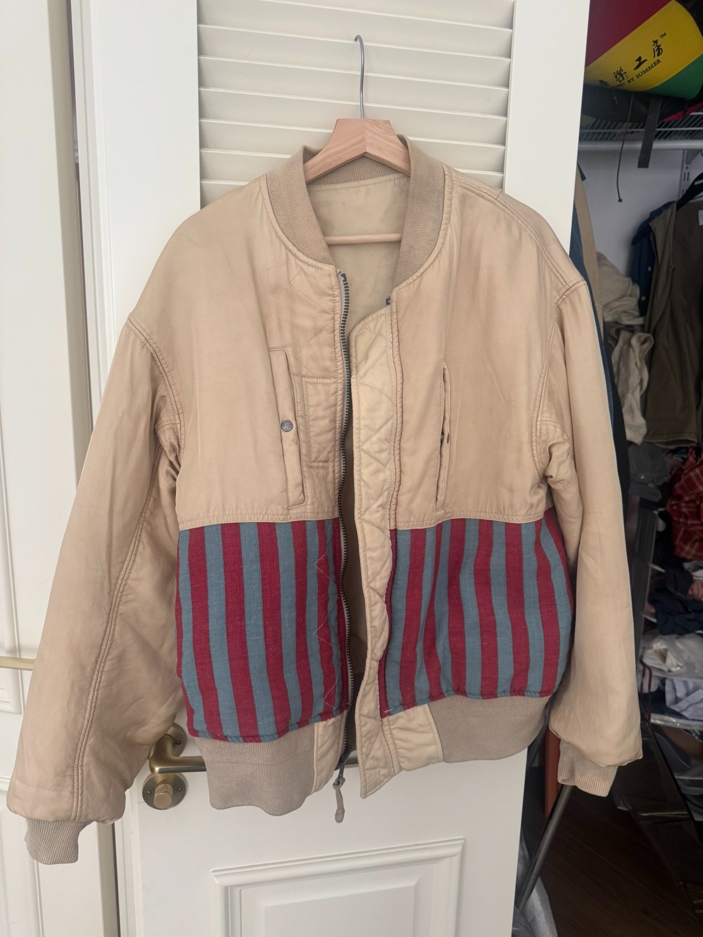 Visvim 21SS Thorson II Reversible MA-1 Jacket — front