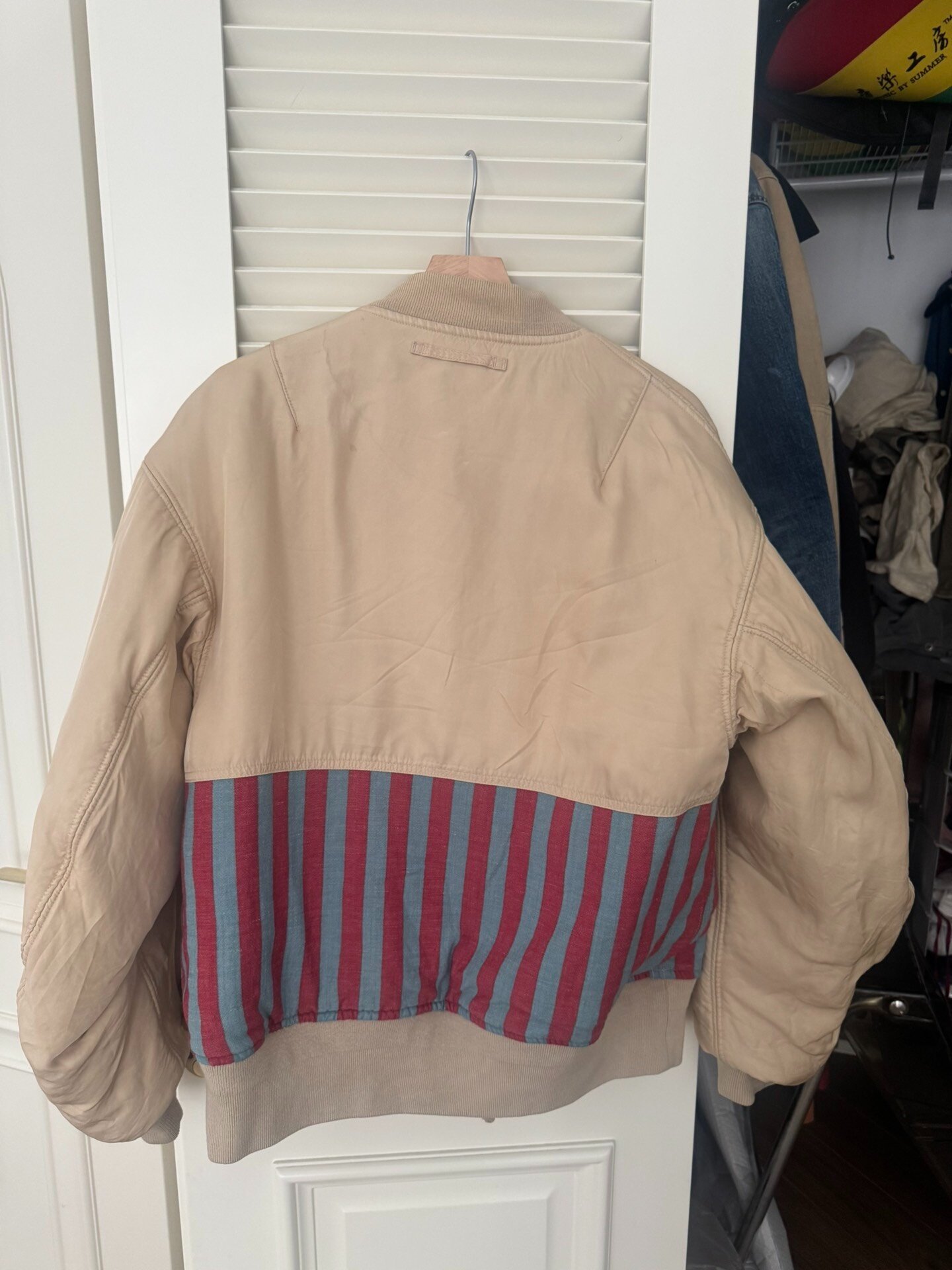 Visvim 21SS Thorson II Reversible MA-1 Jacket — detail
