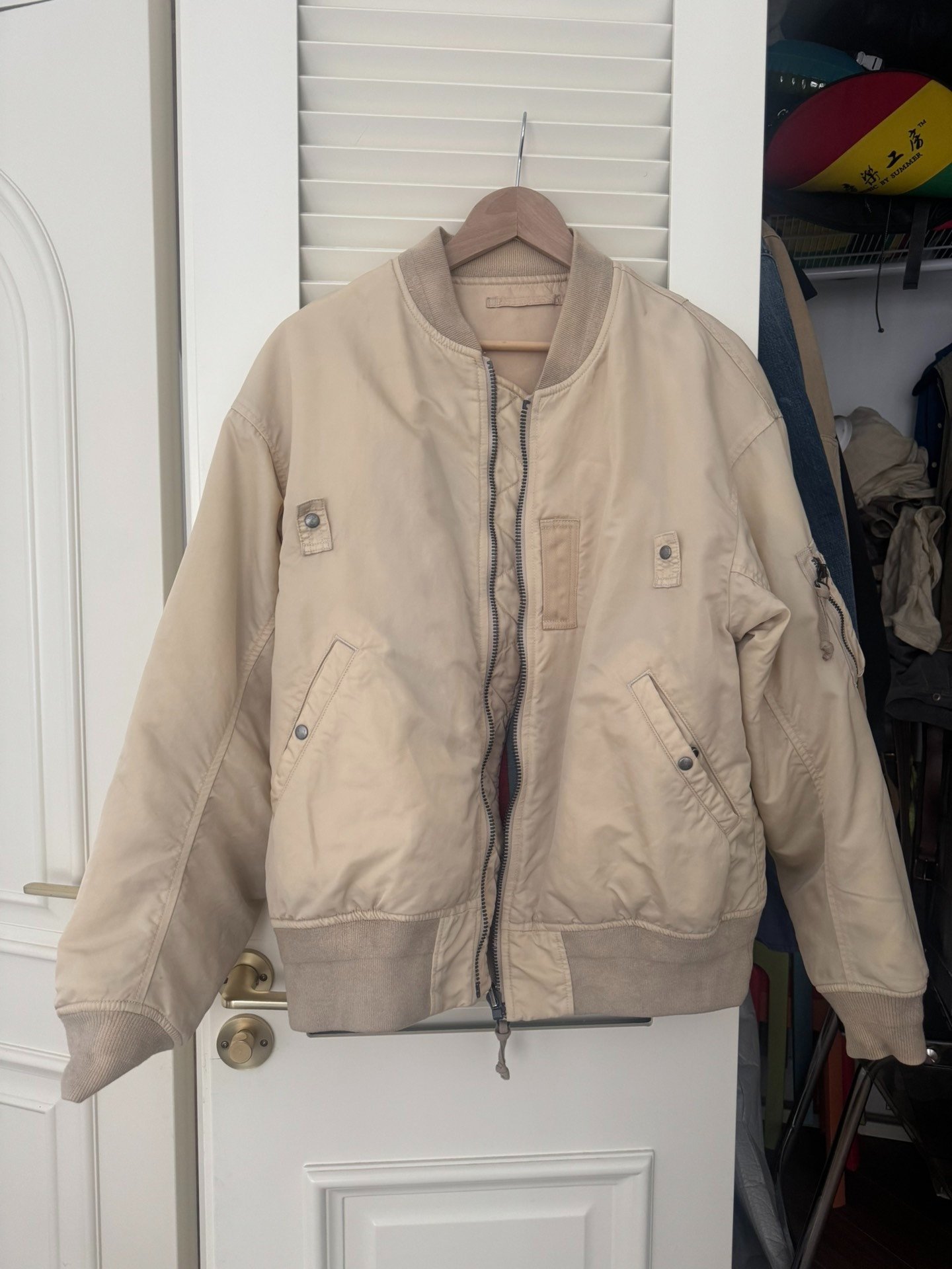 Visvim 21SS Thorson II Reversible MA-1 Jacket — back