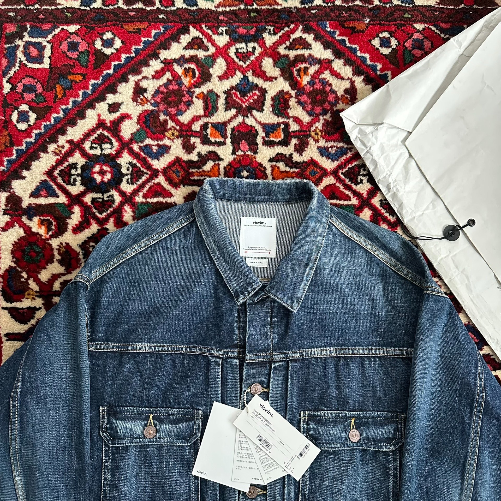 visvim 24SS 101xx D1010 Denim Jacket — back