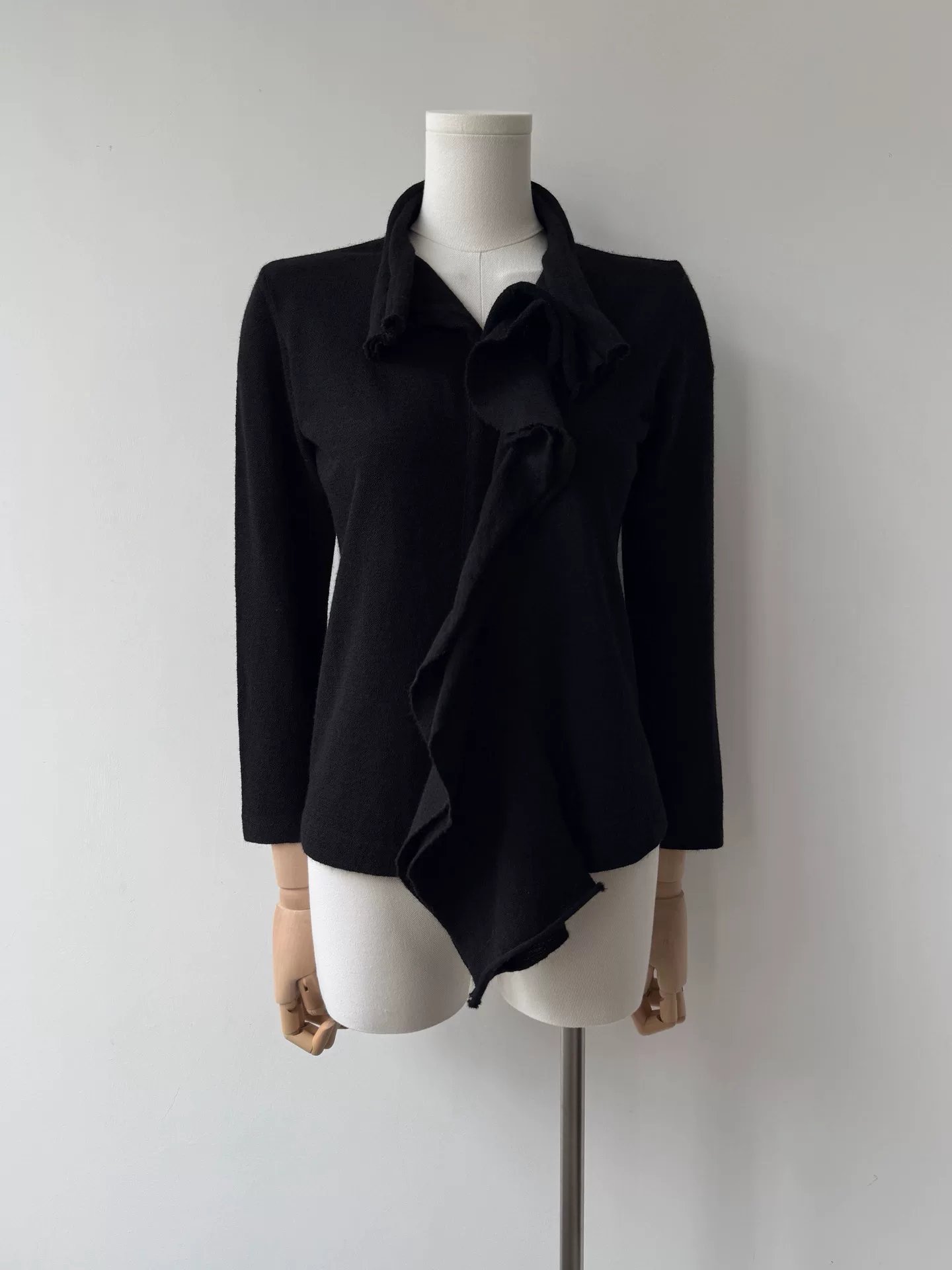 Yohji Yamamoto 15AW Wool Shawl Collar Coat