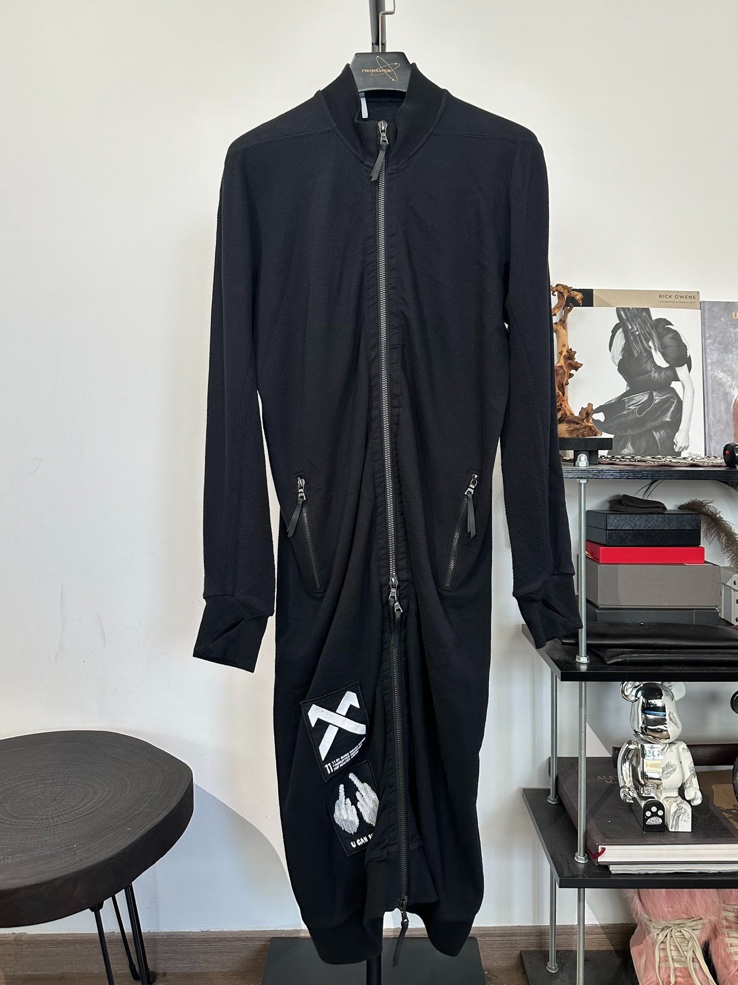 11by BBS Z3 Mid-Long Red Graphic Jacket — front