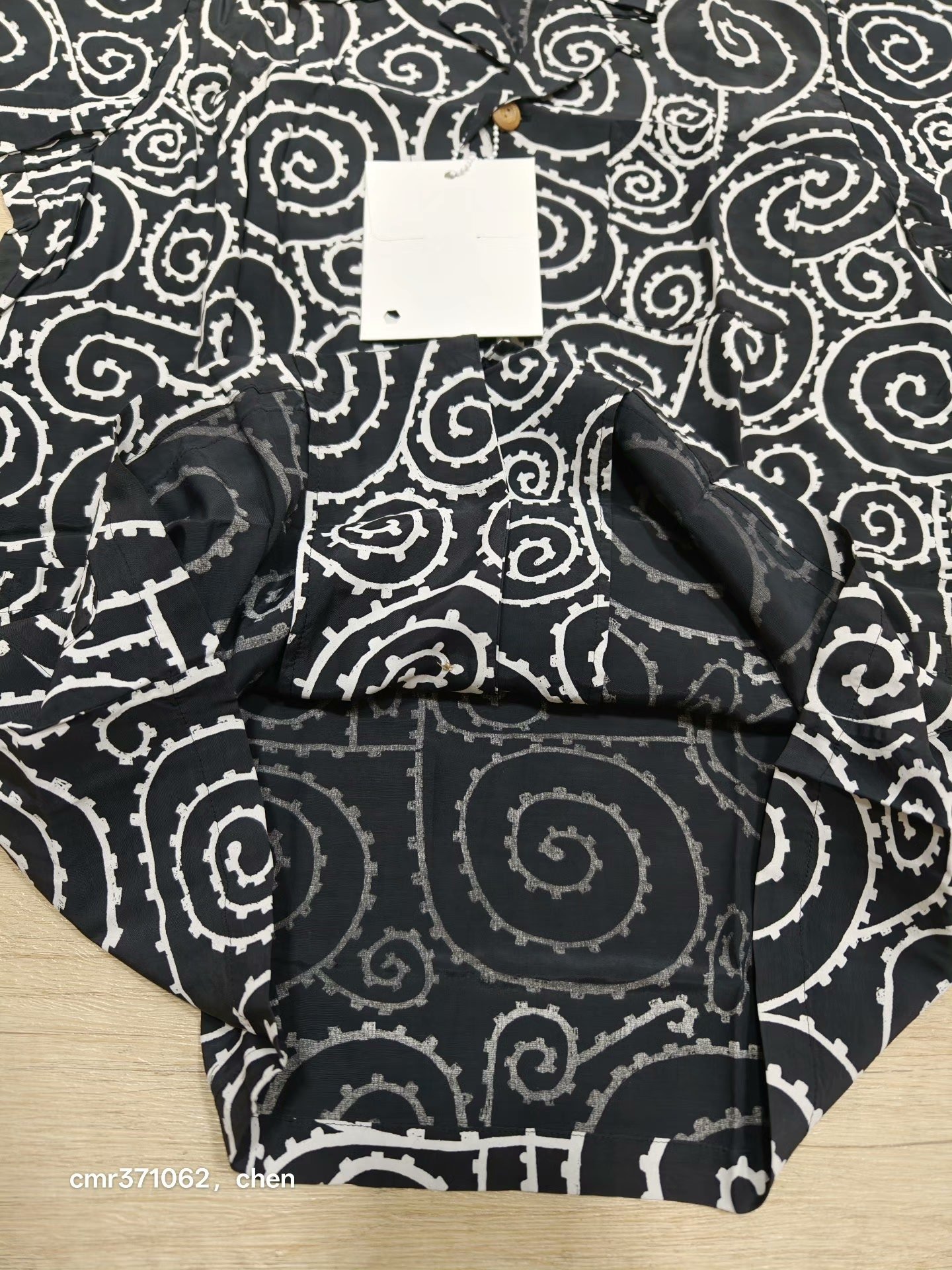visvim 18ss Duke Shirt Foliage — label