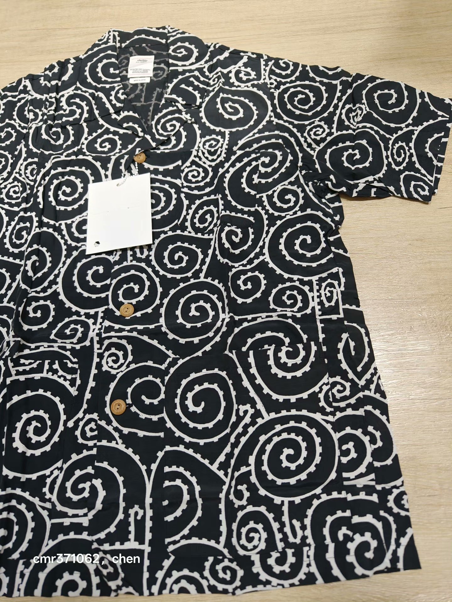 visvim 18ss Duke Shirt Foliage — back