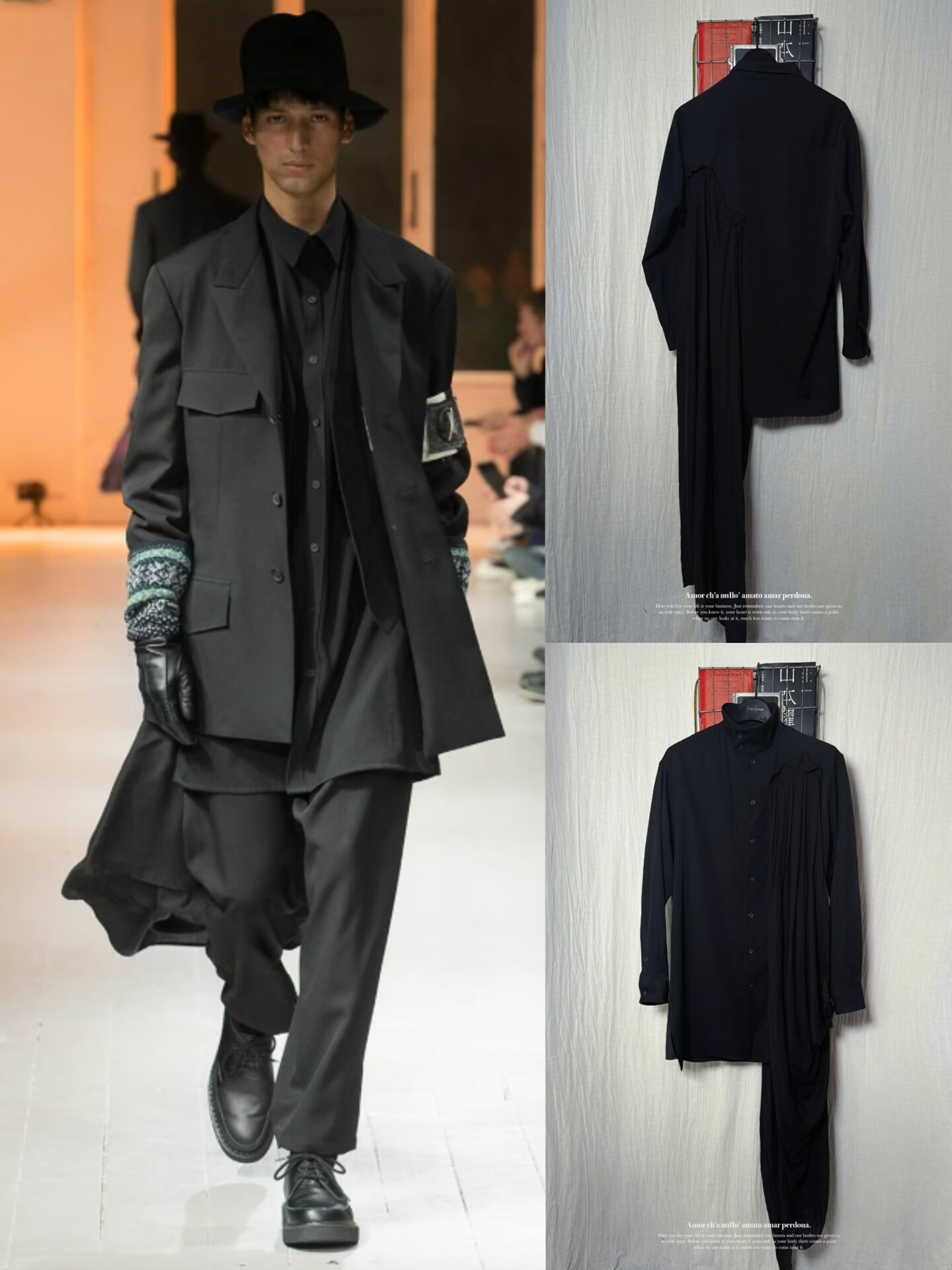 Yohji Yamamoto 20AW Gaba Shawl Shirt