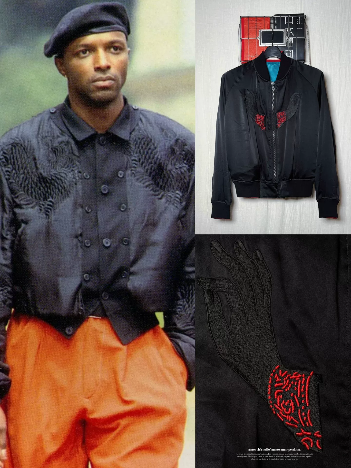 Yohji 93ss Silk Buddha Jacket
