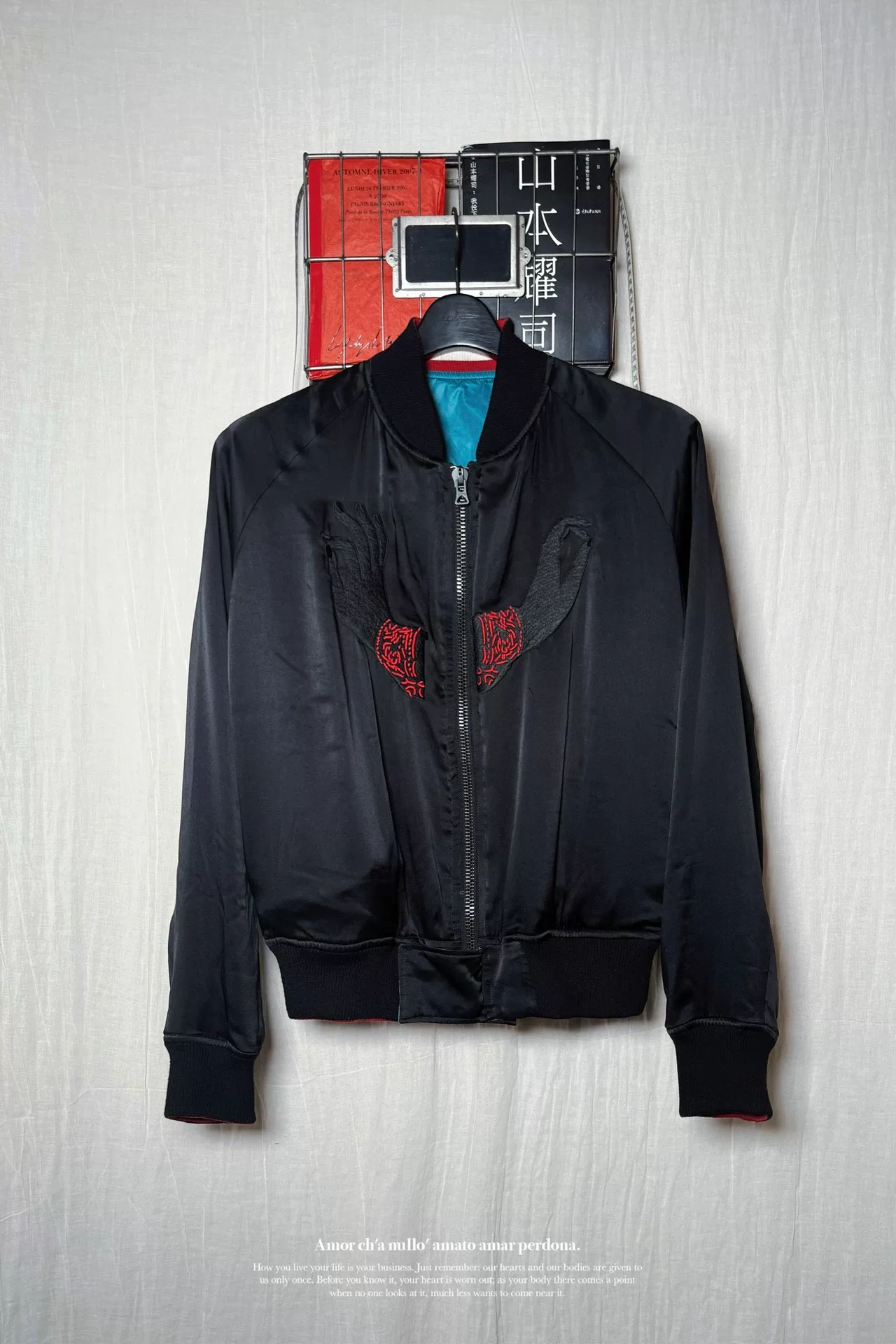 Yohji 93ss Silk Buddha Jacket — front
