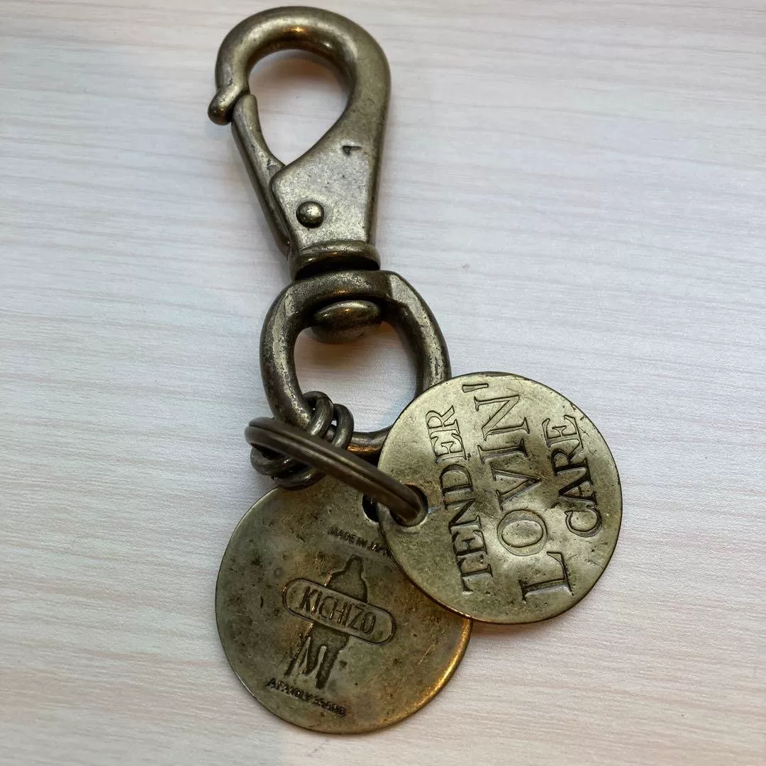 KICHIZO Brass Keychain with Nameplates