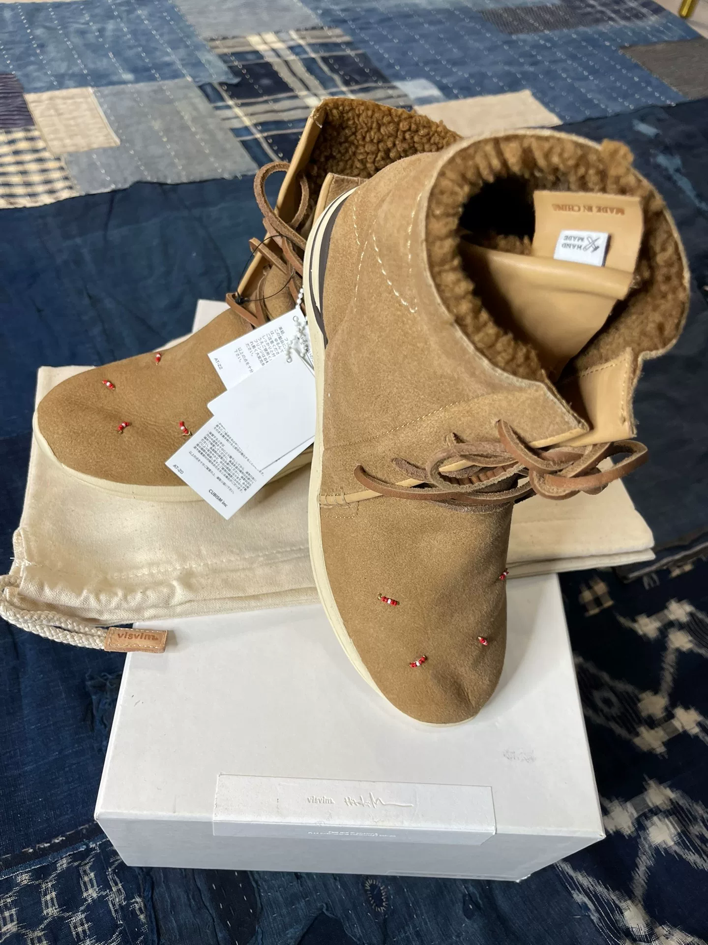visvim 18AW Huron Moc Hi Folk Boots