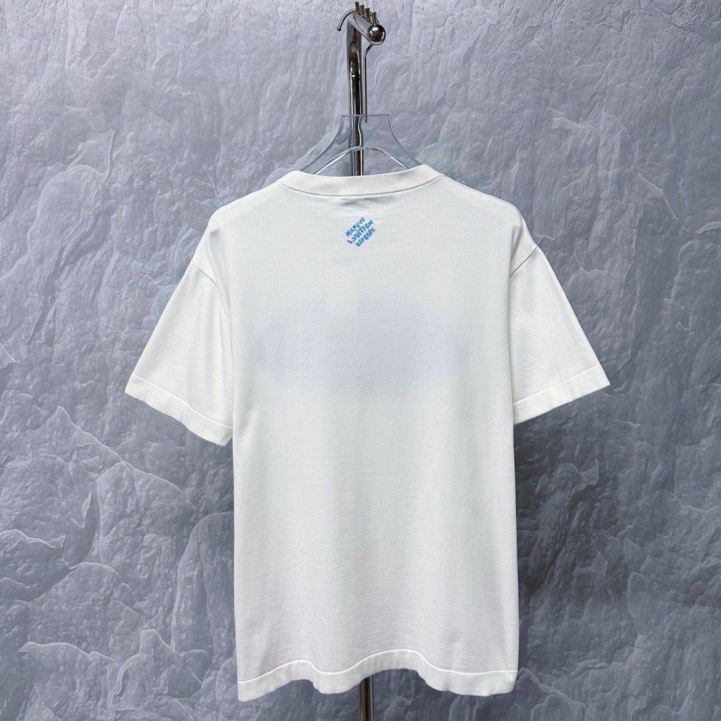 Louis Vuitton FW24 Landscape Embroidered Knit Tee — back
