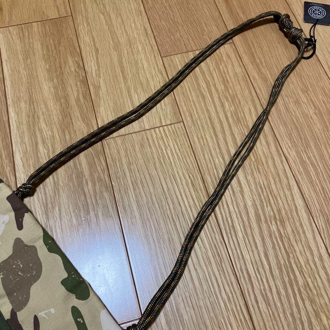 Porter Classic Hippie Camo Mini Crossbody — label