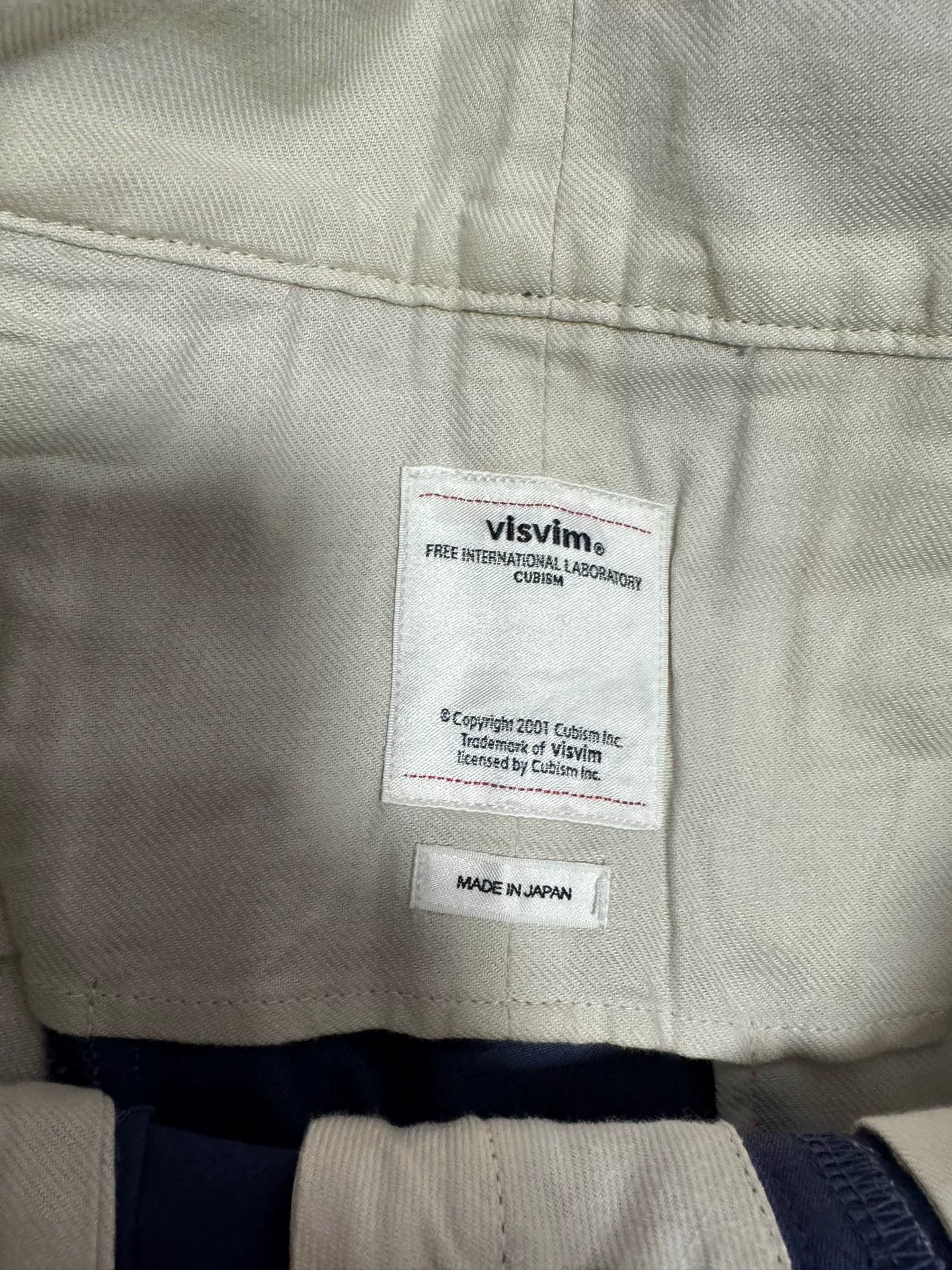 visvim 18ss Hakama Chino Pants — detail