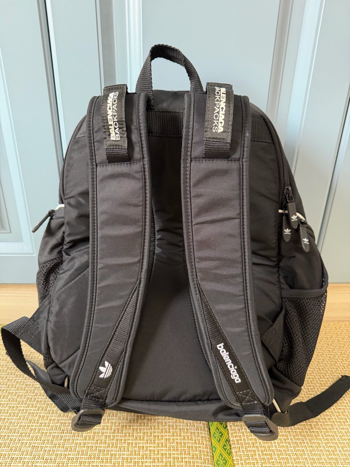 Balenciaga x Adidas Color Block Backpack — front