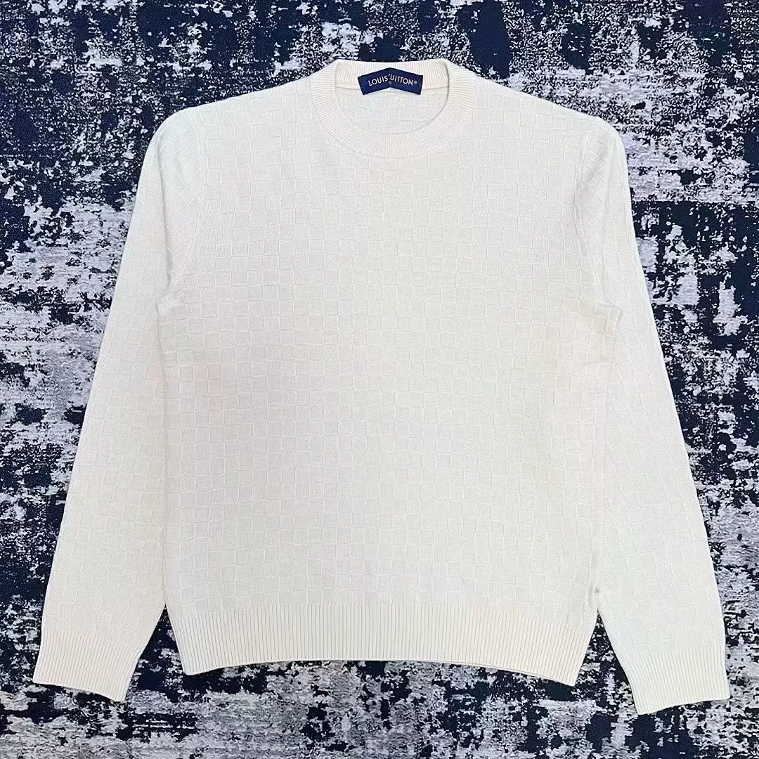 Louis Vuitton Checkered Crewneck Sweater