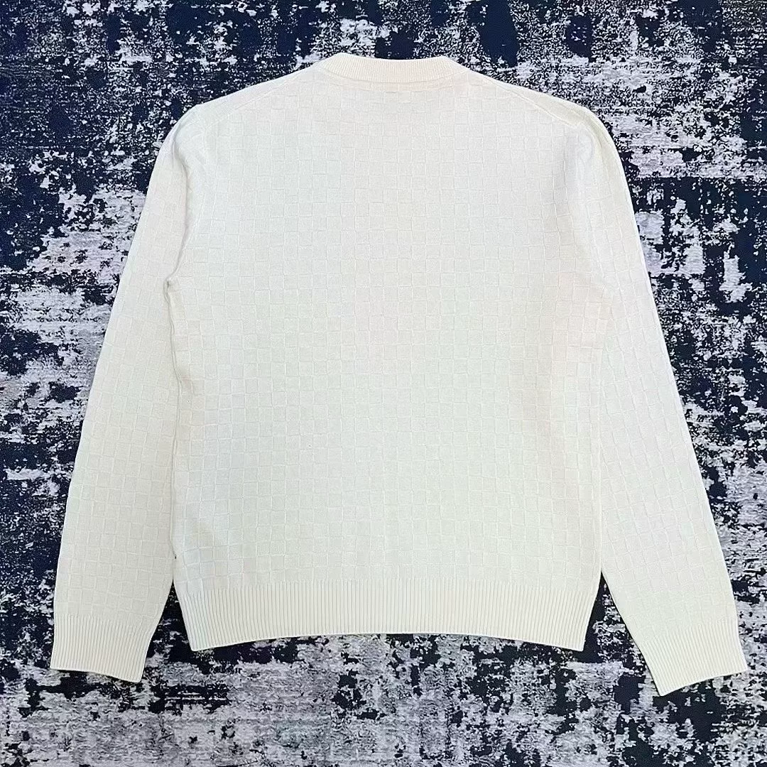 Louis Vuitton Checkered Crewneck Sweater — label