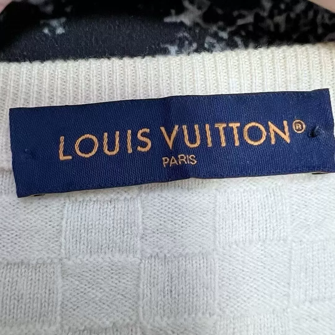 Louis Vuitton Checkered Crewneck Sweater — detail